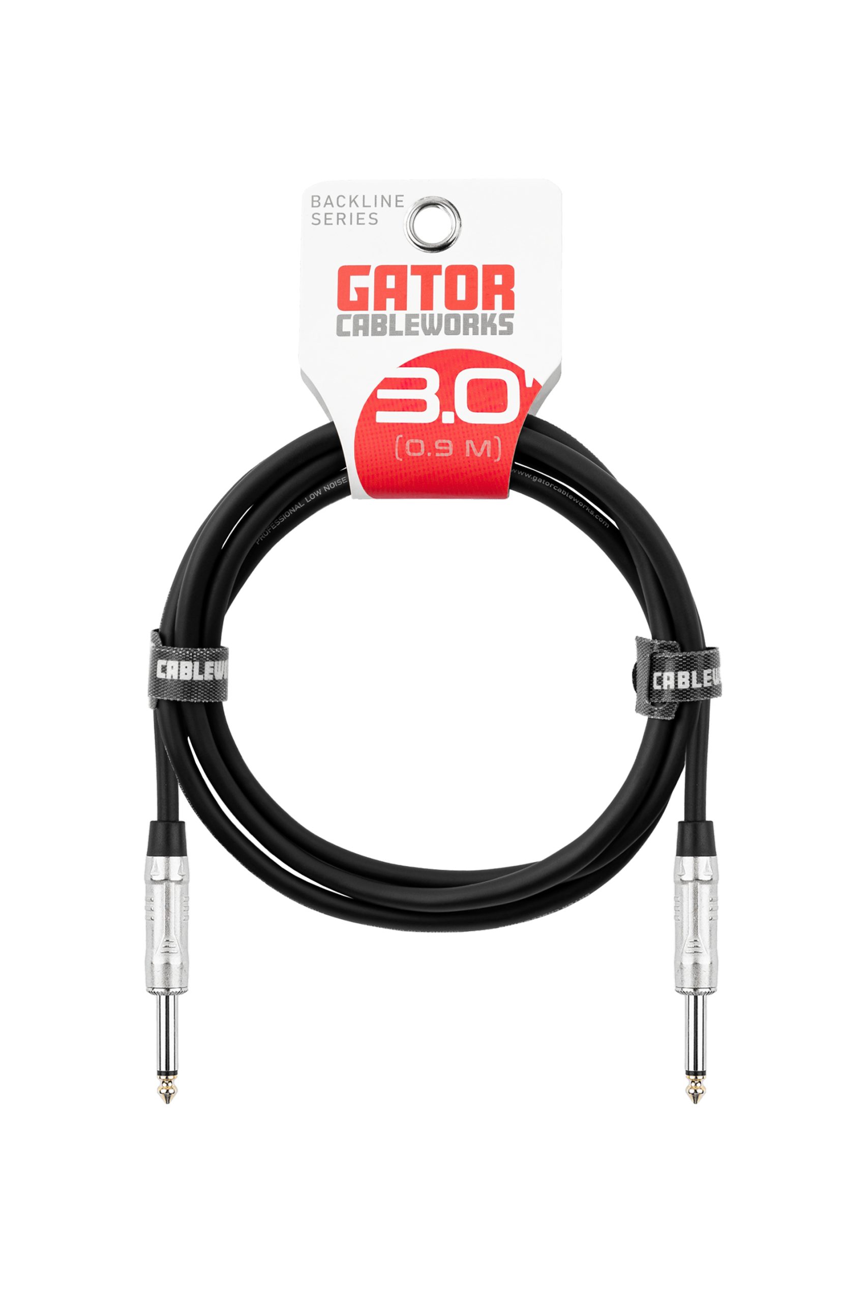 Gator Cableworks Backline Series 3' 1/4" Speaker Cable