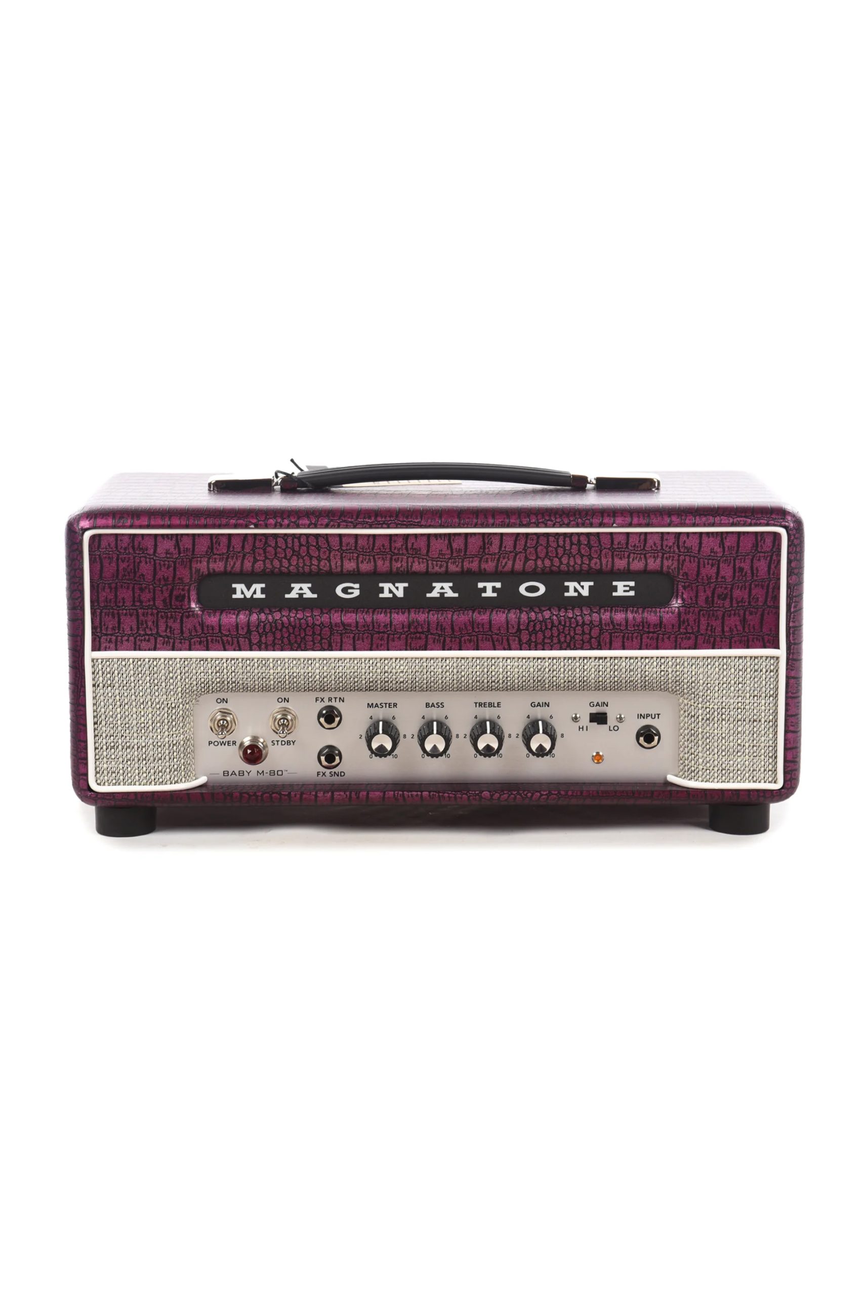 Magnatone Baby M-80 Head Bill Gibbsons Signature Chrome Grape