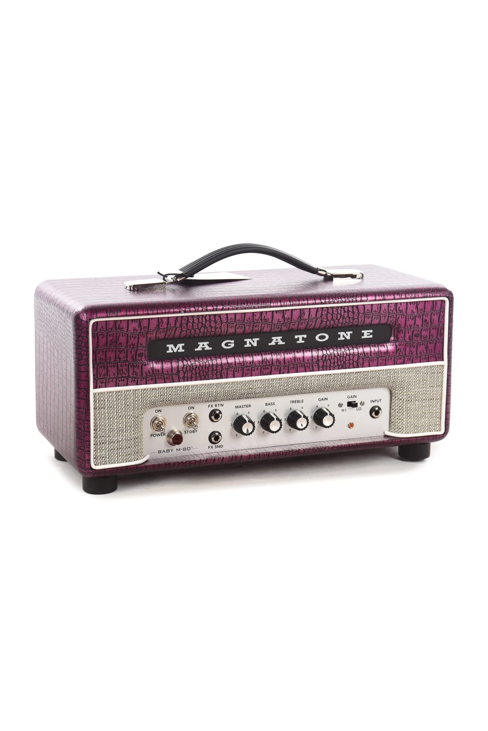 Magnatone Baby M-80 Head Bill Gibbsons Signature Chrome Grape - Image 2