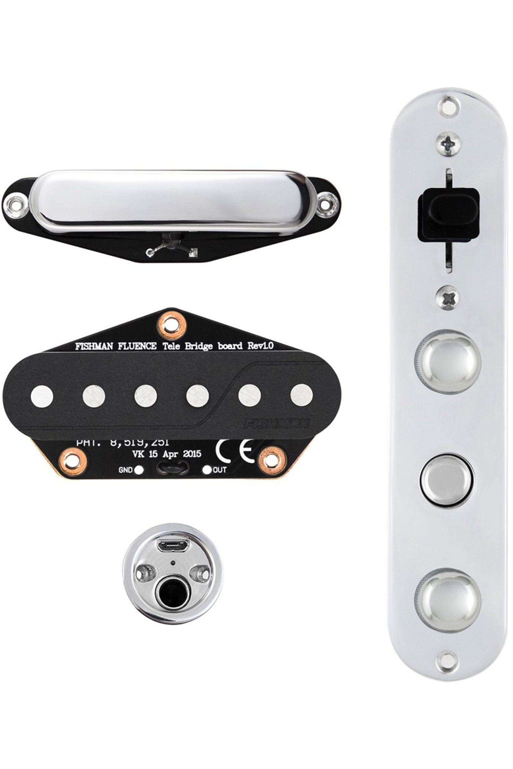 Fishman Fluence Signature Series Greg Koch Gristle-tone 6-String Pickup Set