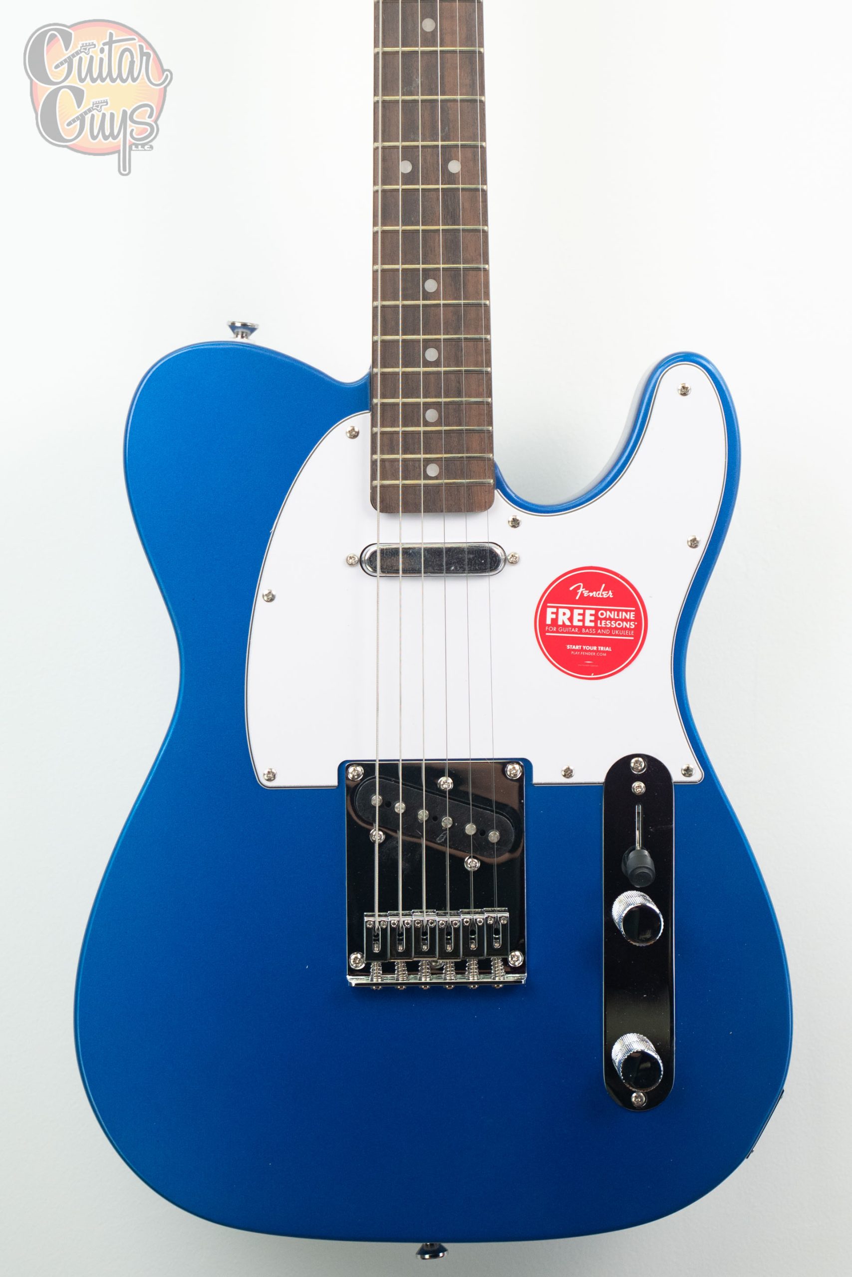 ギター Squier Affinity Telecaster Lake Blue Squier Affinity Series Telecaster LF Lake Placid Blue - Guitar Guys