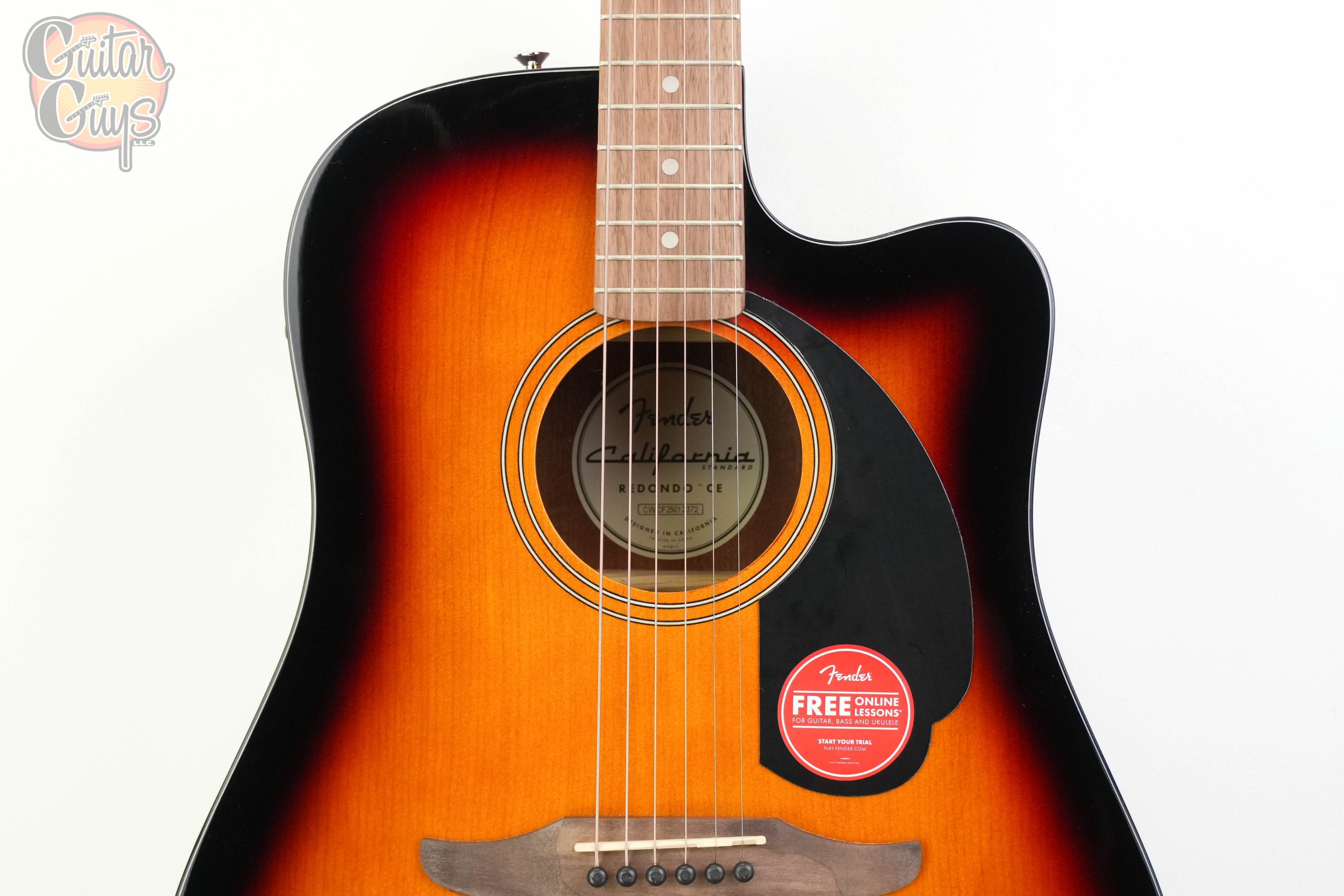 Fender California Standard Redondo CE 3-Color Sunburst - Image 4