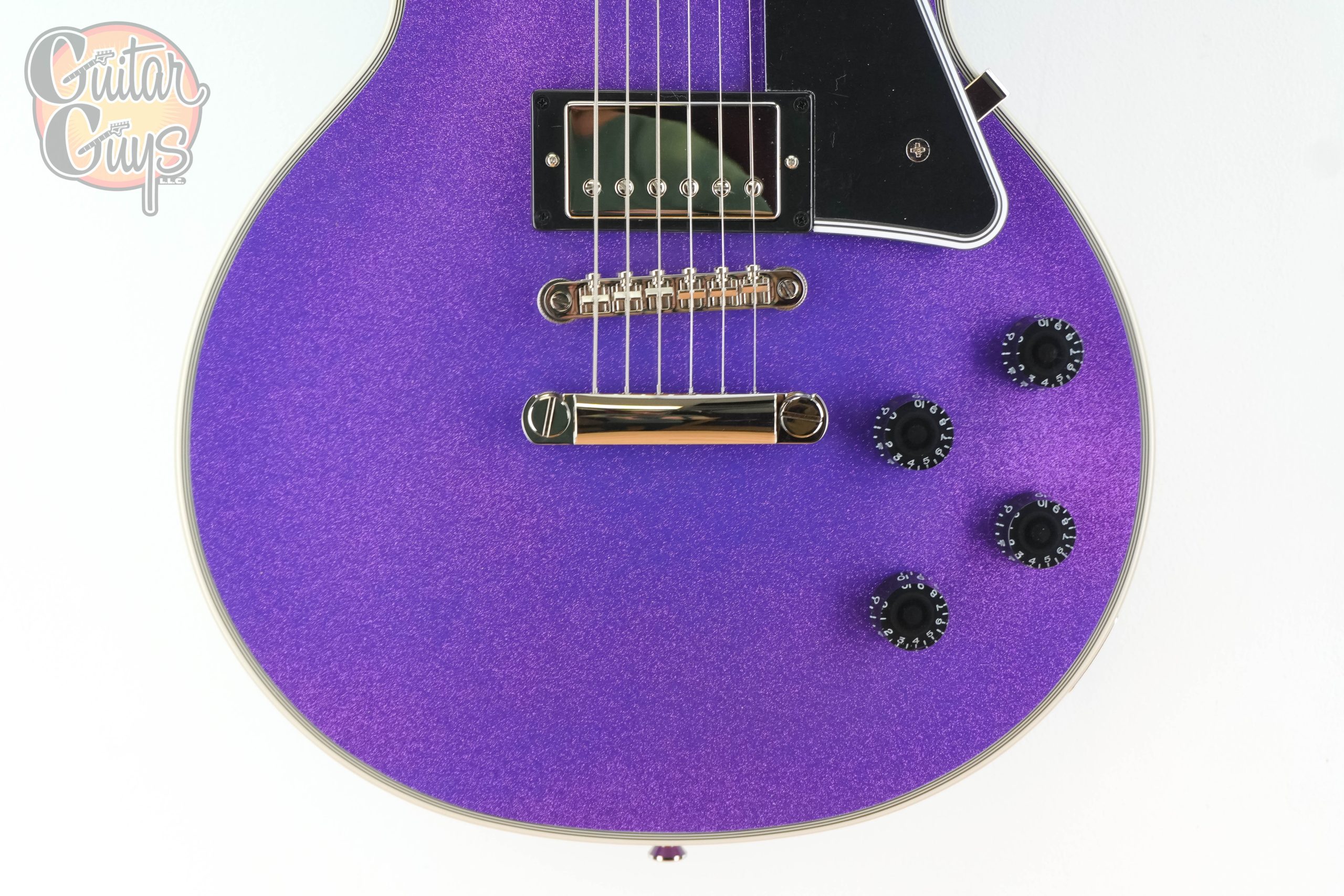 Epiphone Les Paul Custom Amethyst Sparkle - Image 3