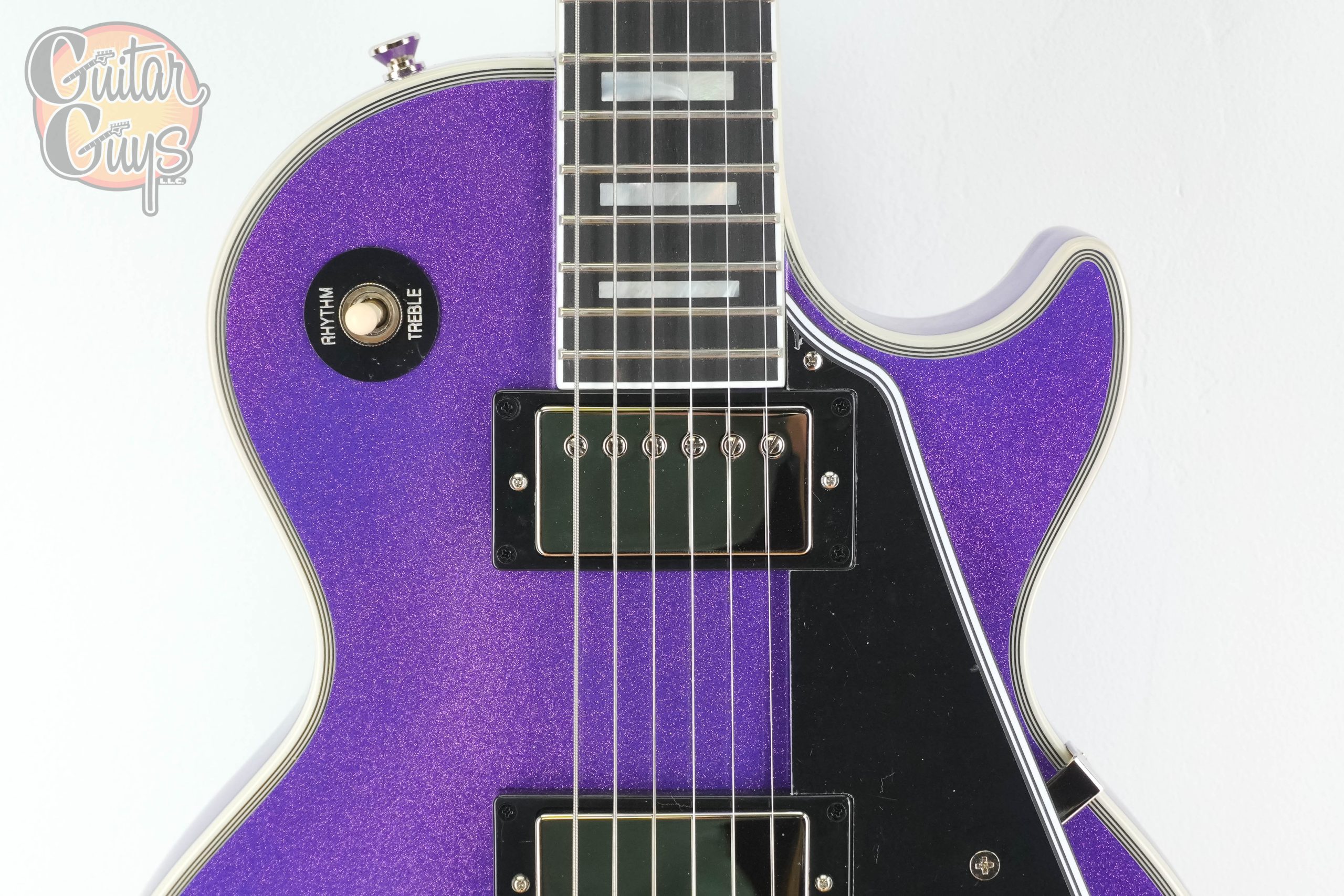 Epiphone Les Paul Custom Amethyst Sparkle - Image 4