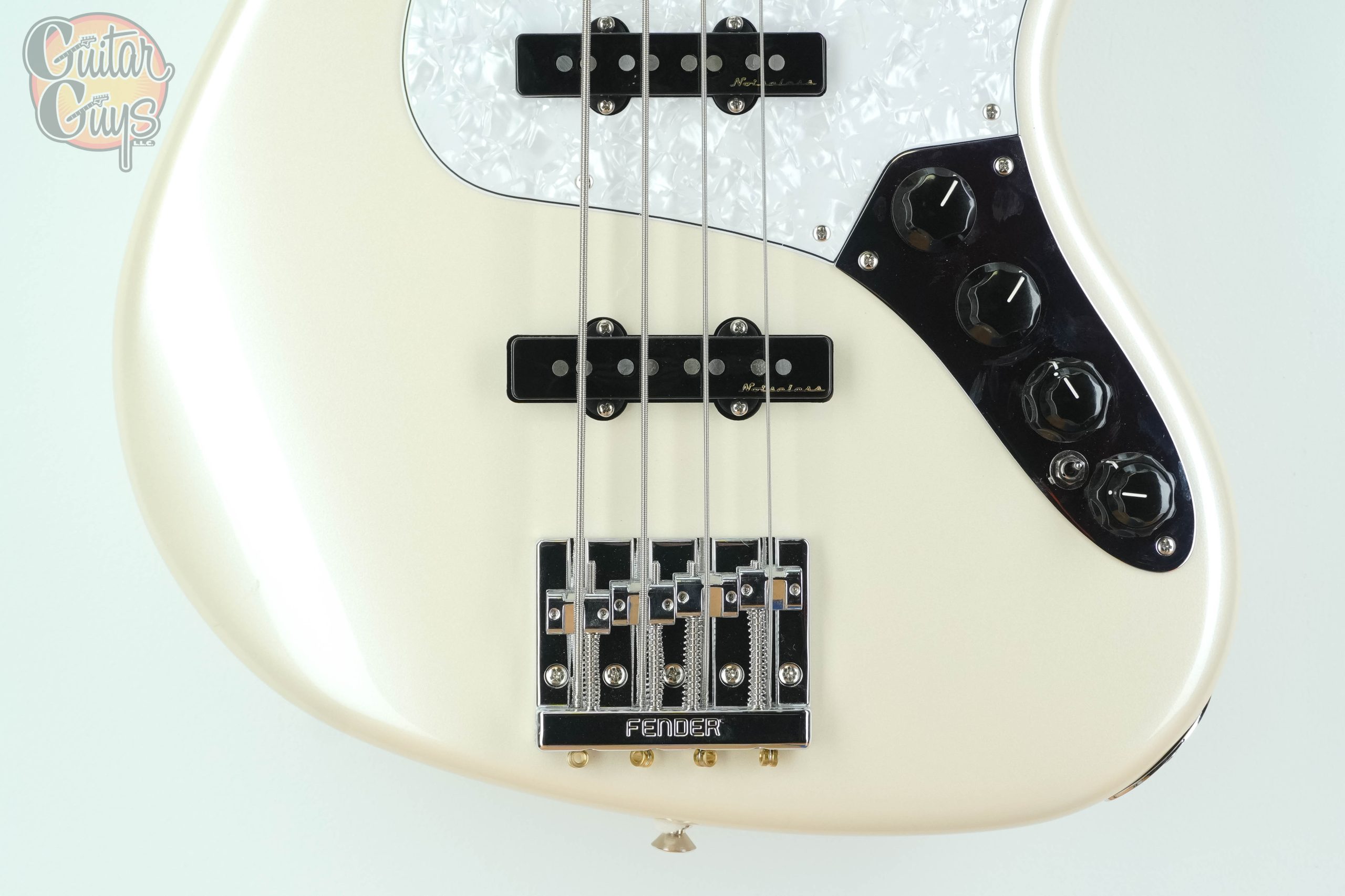 Fender Player II Modified Active Jazz Bass Olympic Pearl - Image 3