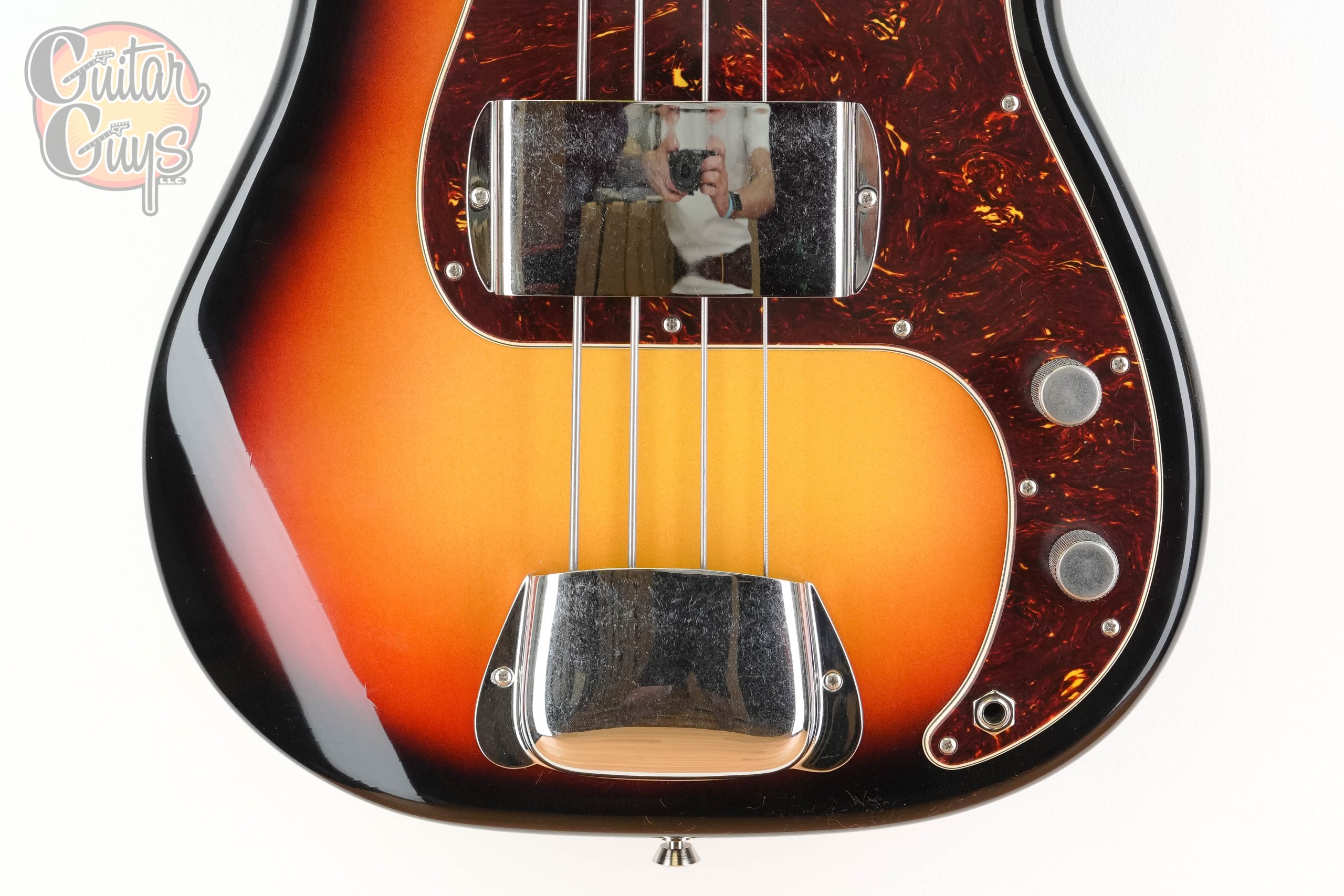 Fender James Jamerson 1962 Precision Bass 3-Tone Sunburst - Image 3