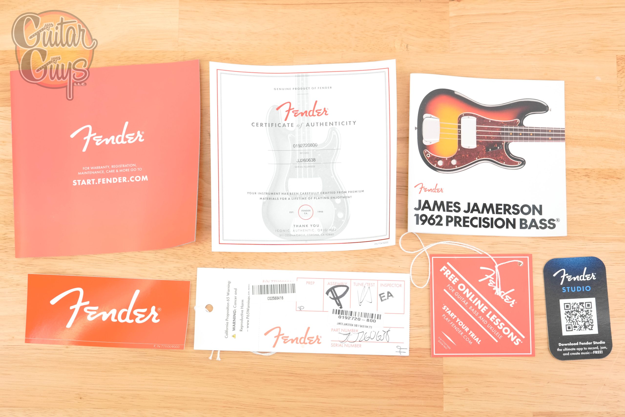 Fender James Jamerson 1962 Precision Bass 3-Tone Sunburst - Image 11