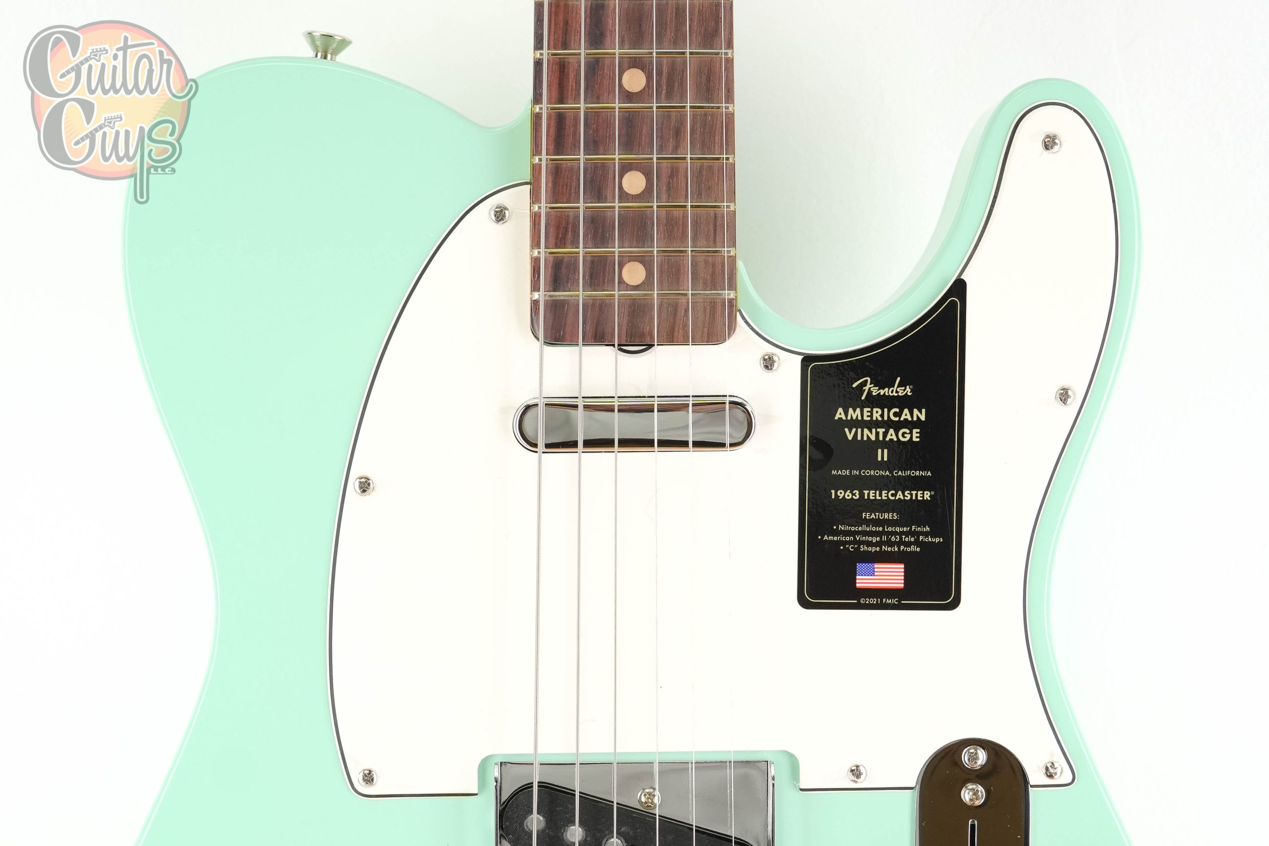 Fender American Vintage II 1963 Telecaster Surf Green - Image 4