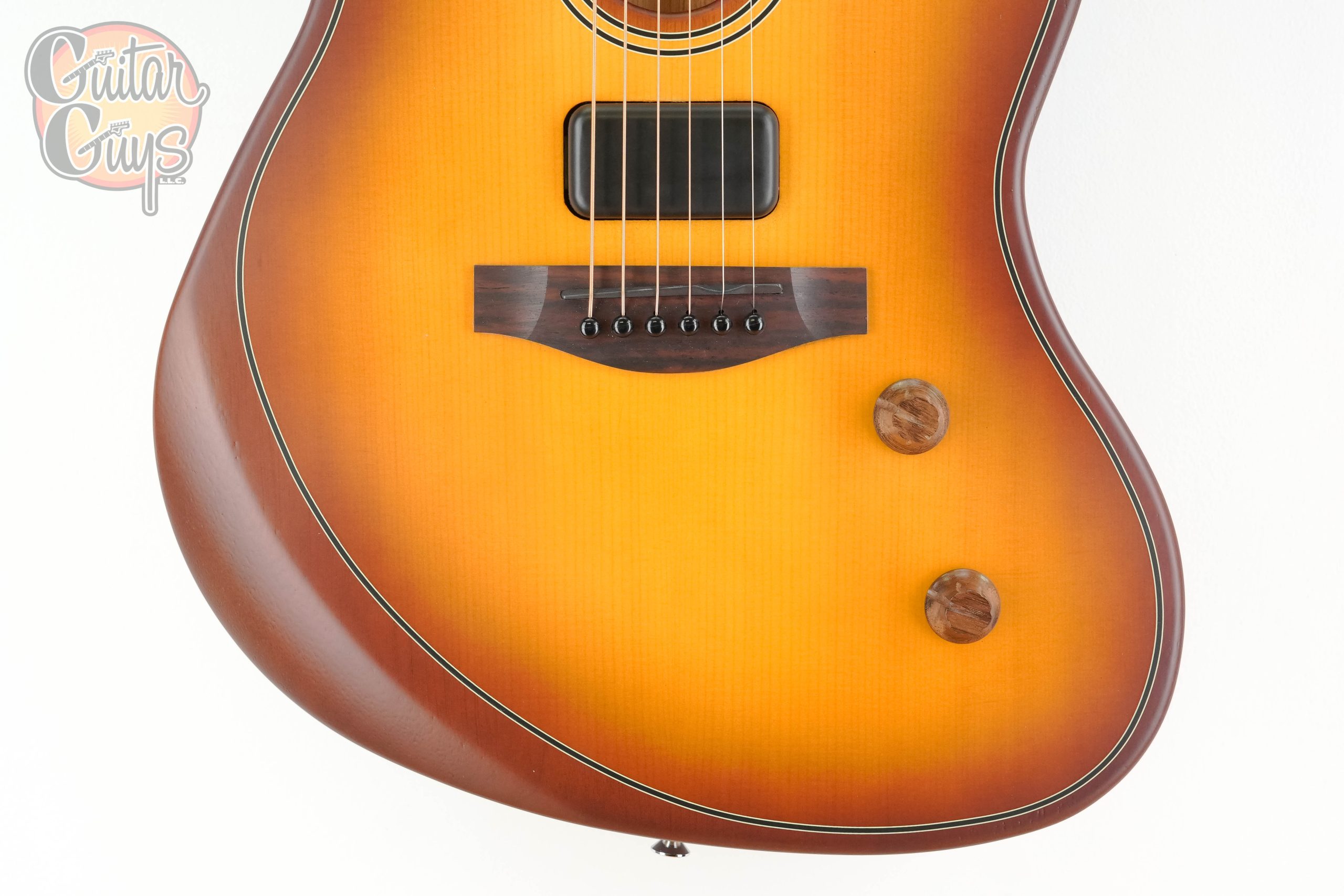 Fender Acoustasonic Standard Jazzmaster Honey Burst - Image 3