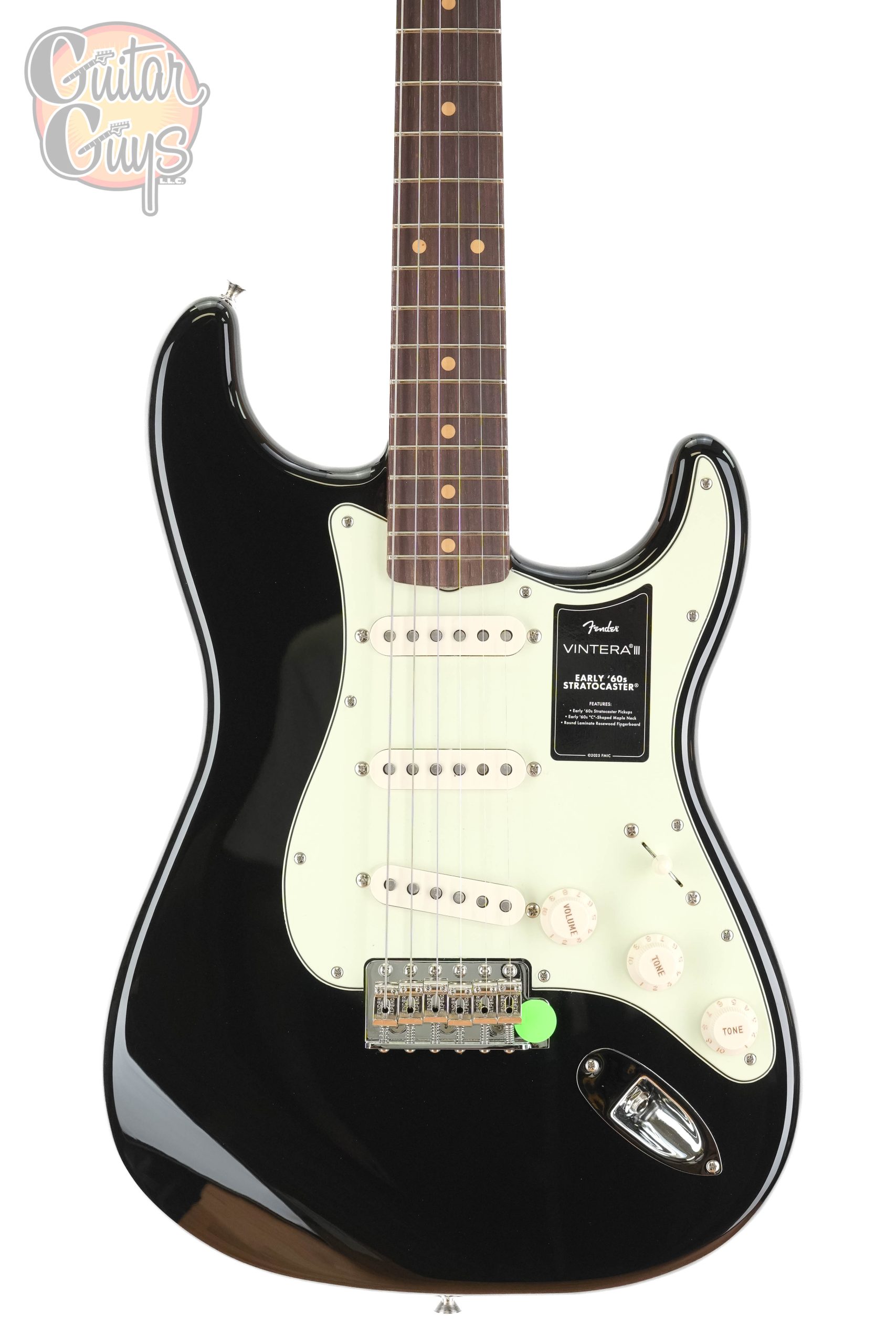 Fender Vintera III Early 60s Stratocaster Black - Guitar Guys