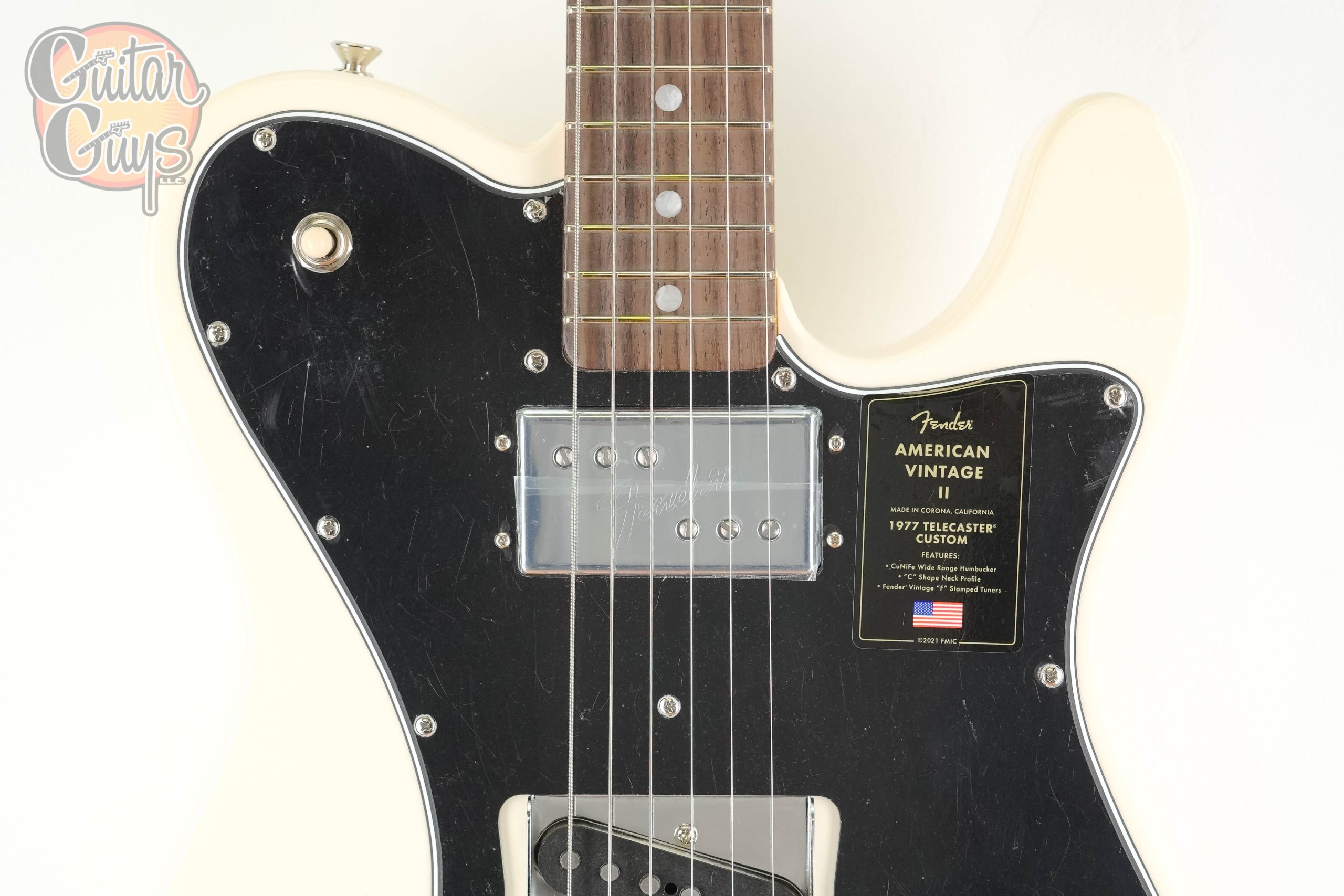 Fender American Vintage II 1977 Telecaster Custom Olympic White - Image 4