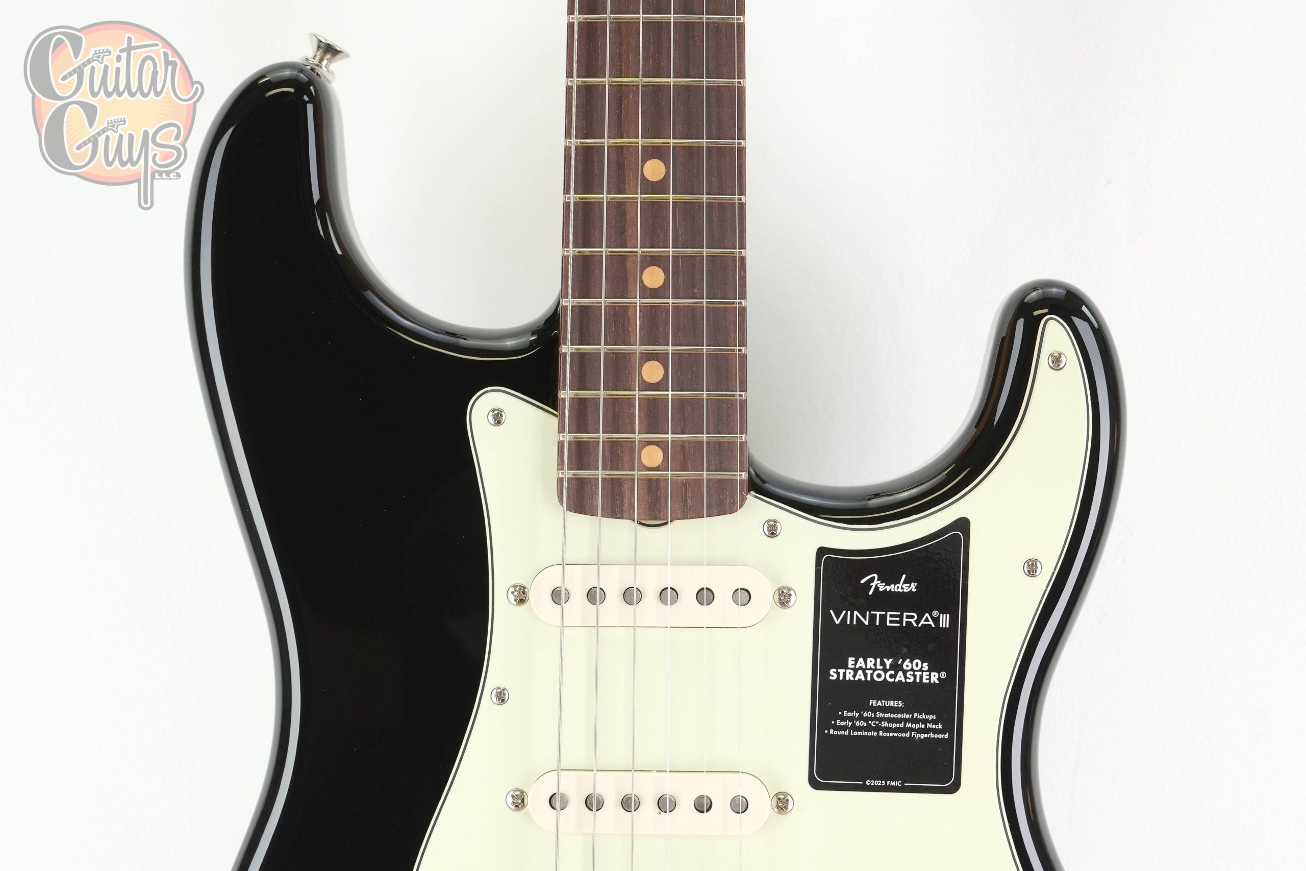 Fender Vintera III Early 60s Stratocaster Black - Image 4