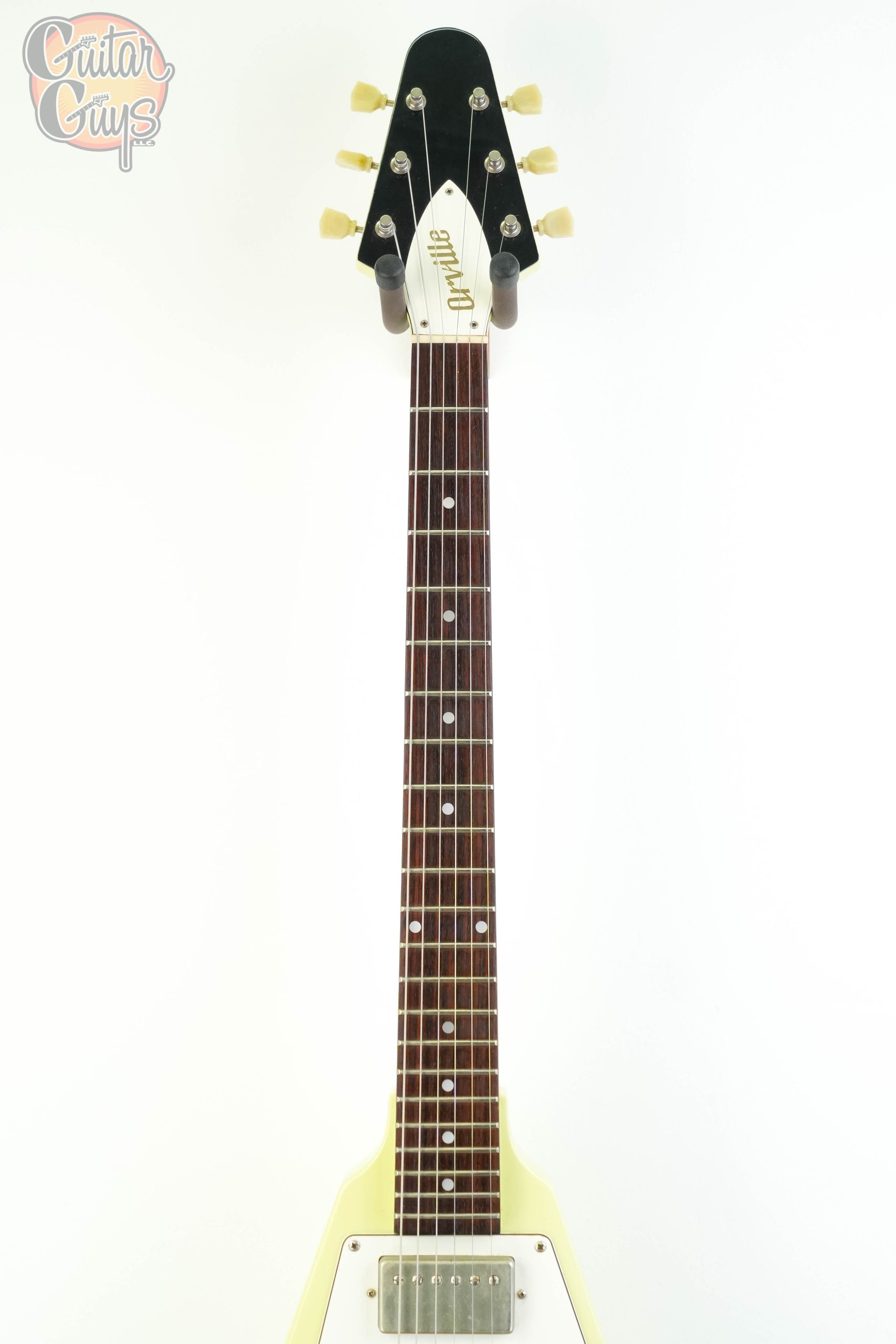 Pre-Owned Orville by Gibson FV-75 Flying V Sonic Blue - Guitar Guys