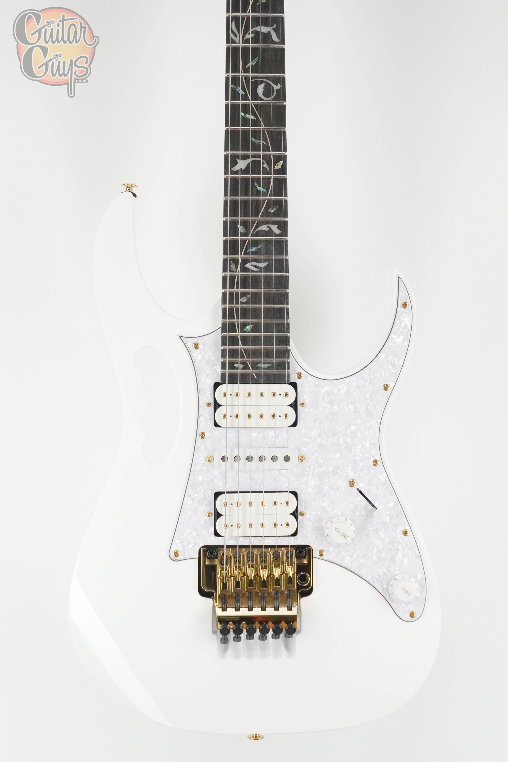 Ibanez Premium JEM7VPWH Steve Via Signature White