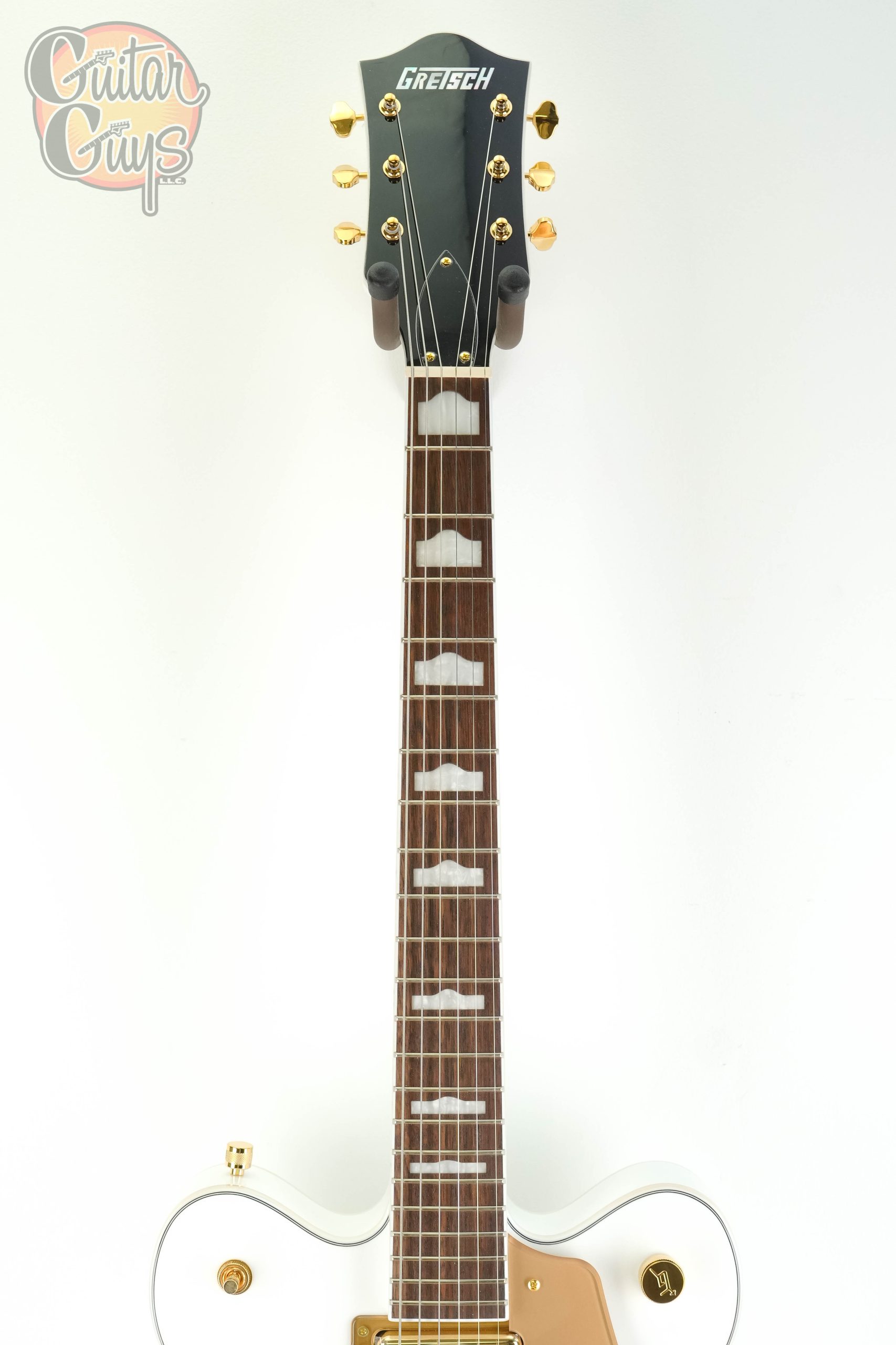 Gretsch G5422TG Electromatic Classic Hollow Body Double-Cut with Bigsby and Gold Hardware Snowcrest White - Image 2
