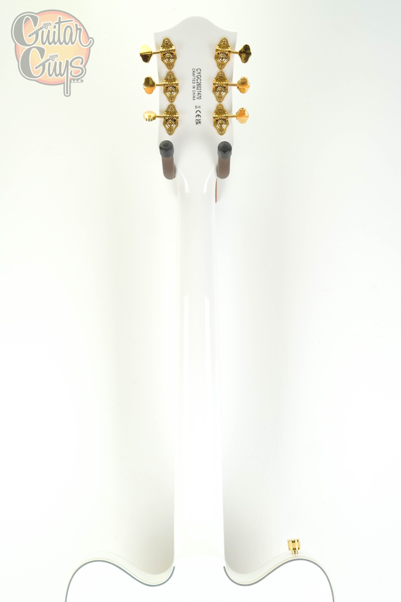 Gretsch G5422TG Electromatic Classic Hollow Body Double-Cut with Bigsby and Gold Hardware Snowcrest White - Image 7