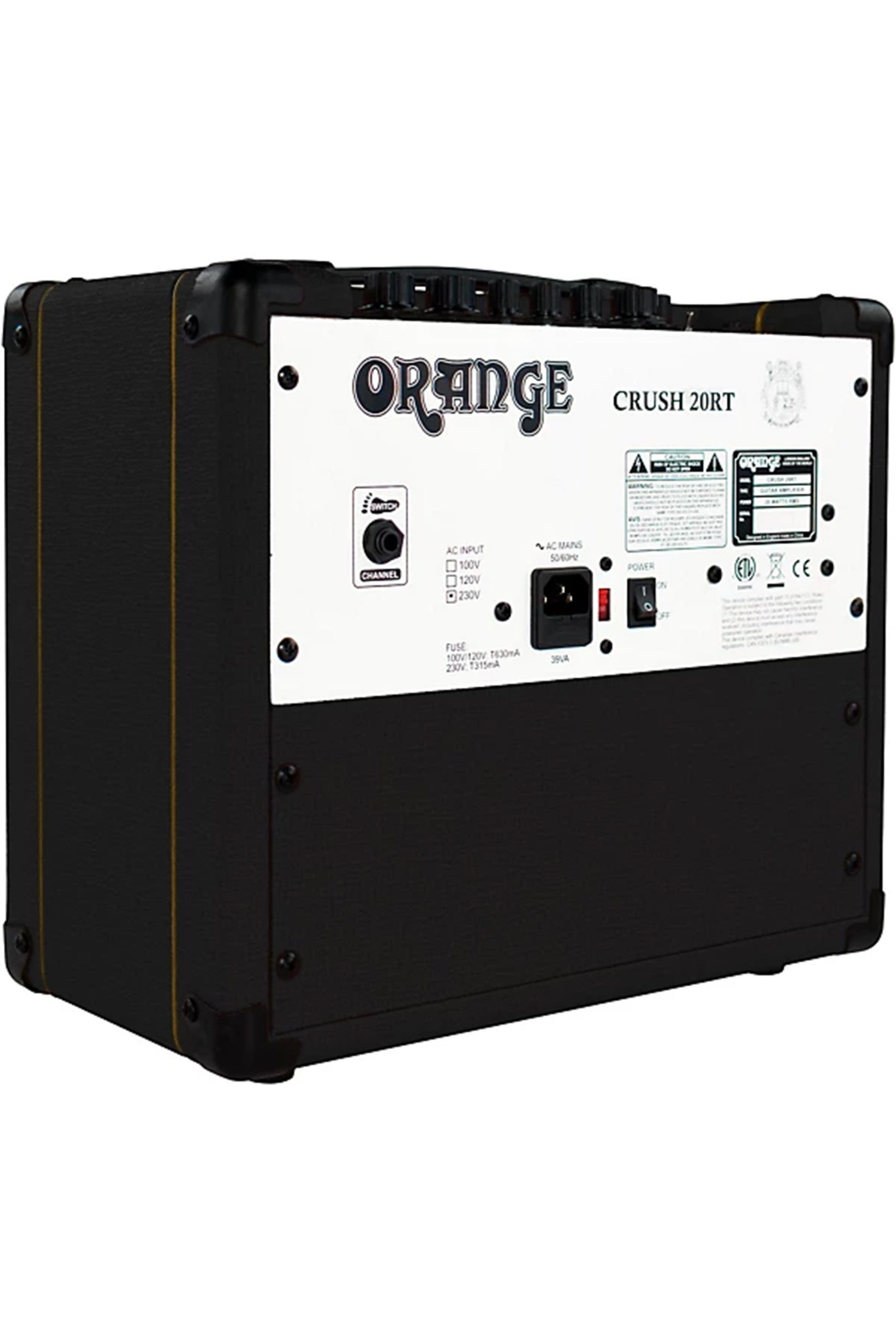 Orange Crush 20RT Combo 20w Reverb/Tuner Black Tolex - Image 2