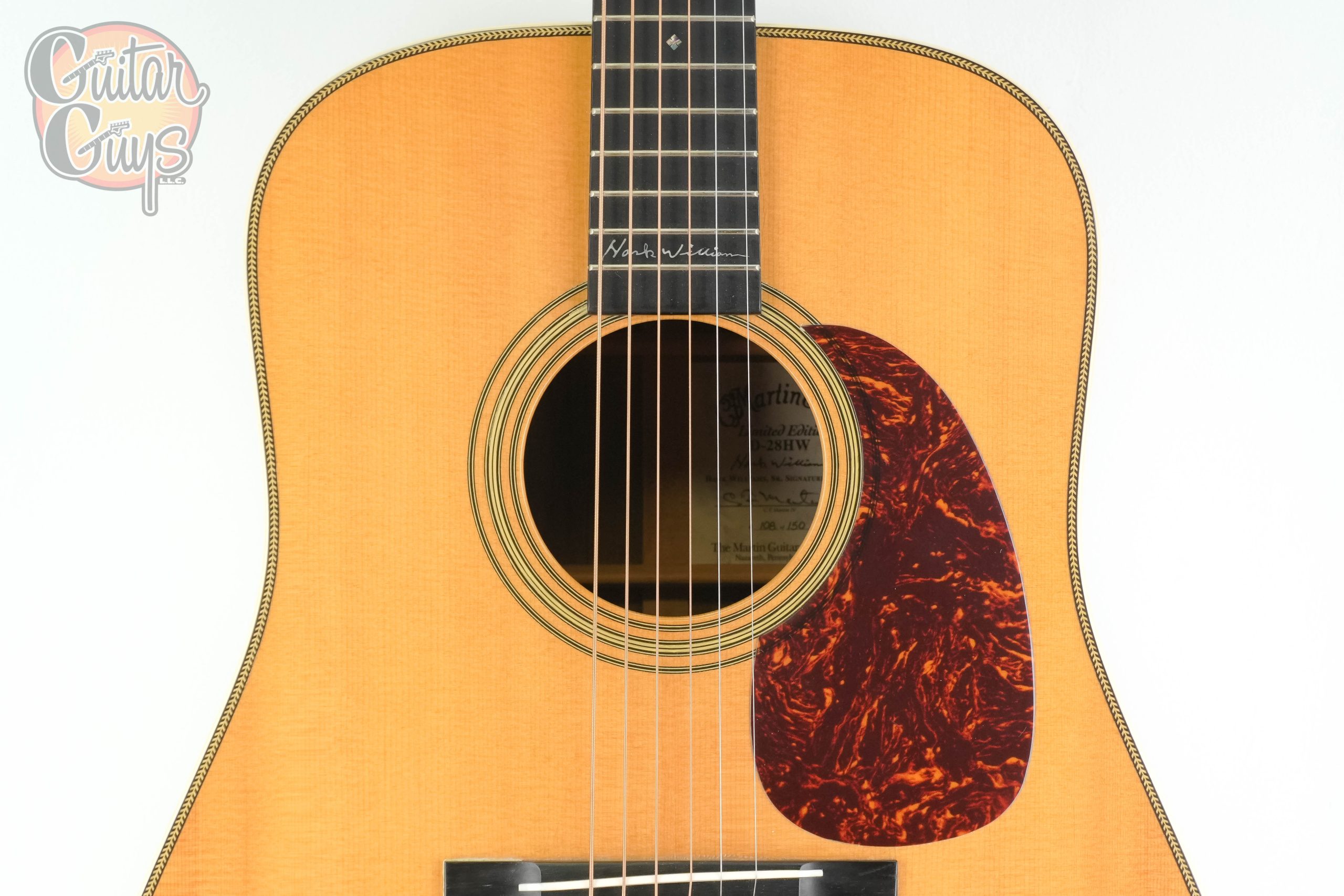 Pre-Owned Martin D-28HW Hank Williams Natural - Image 4