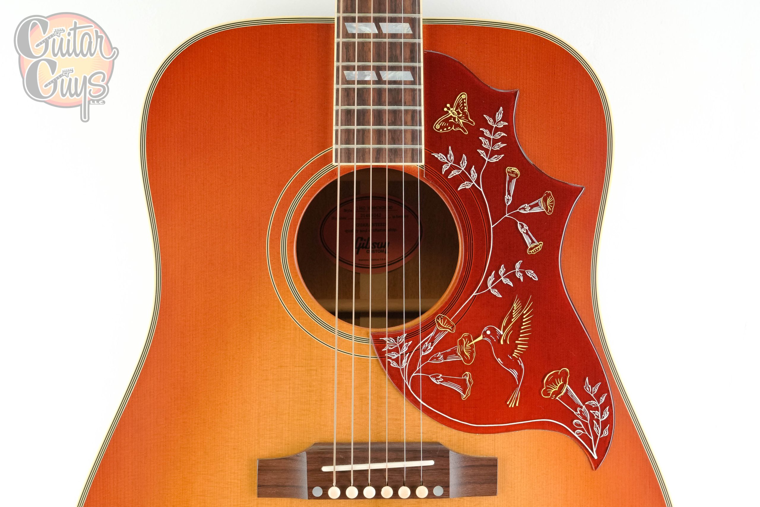 Gibson1960 Hummingbird VOS Heritage Cherry Sunburst - Image 5