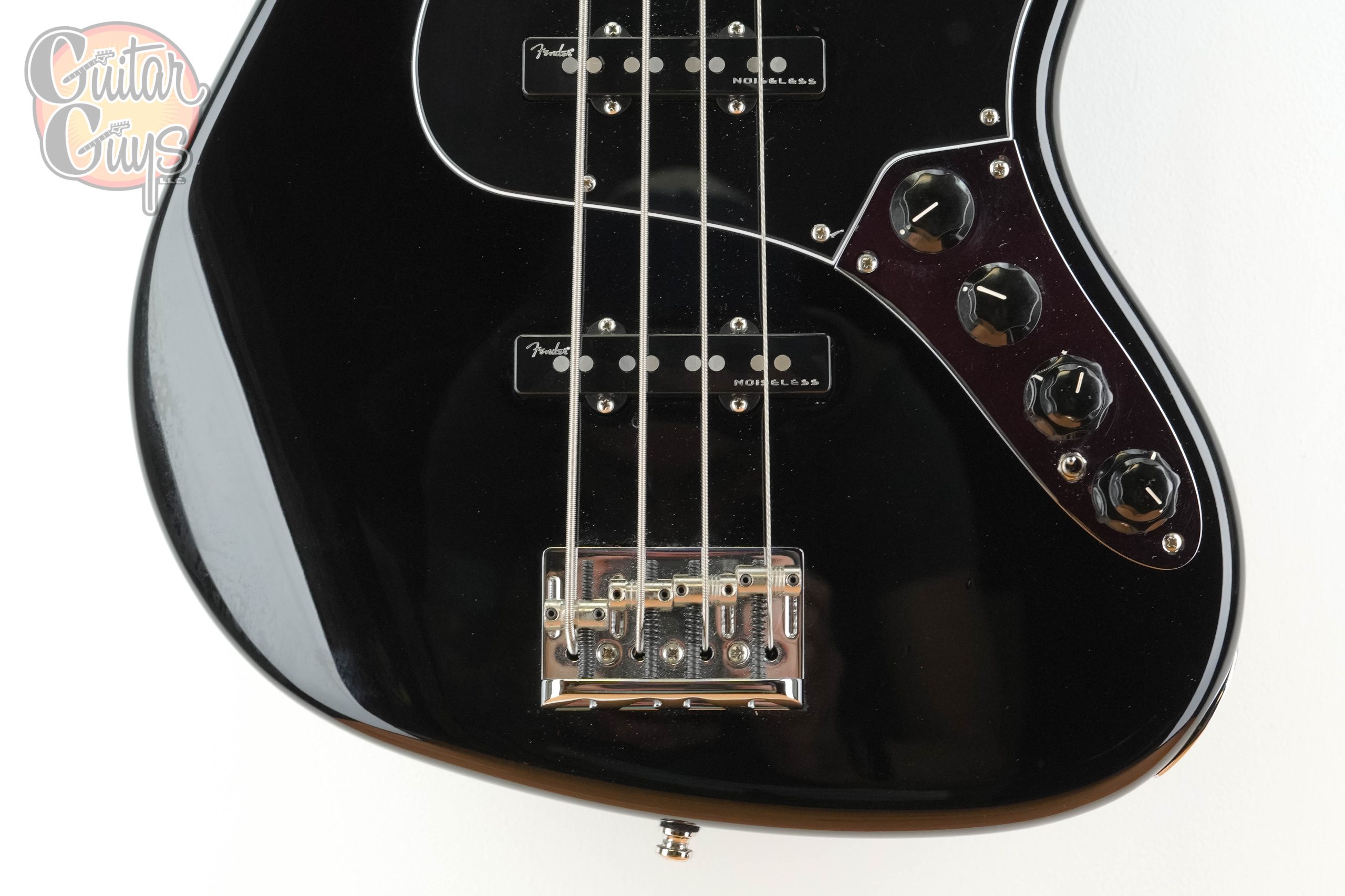 Pre-Owned Fender American Elite Jazz Bass Black 2016 - Image 3
