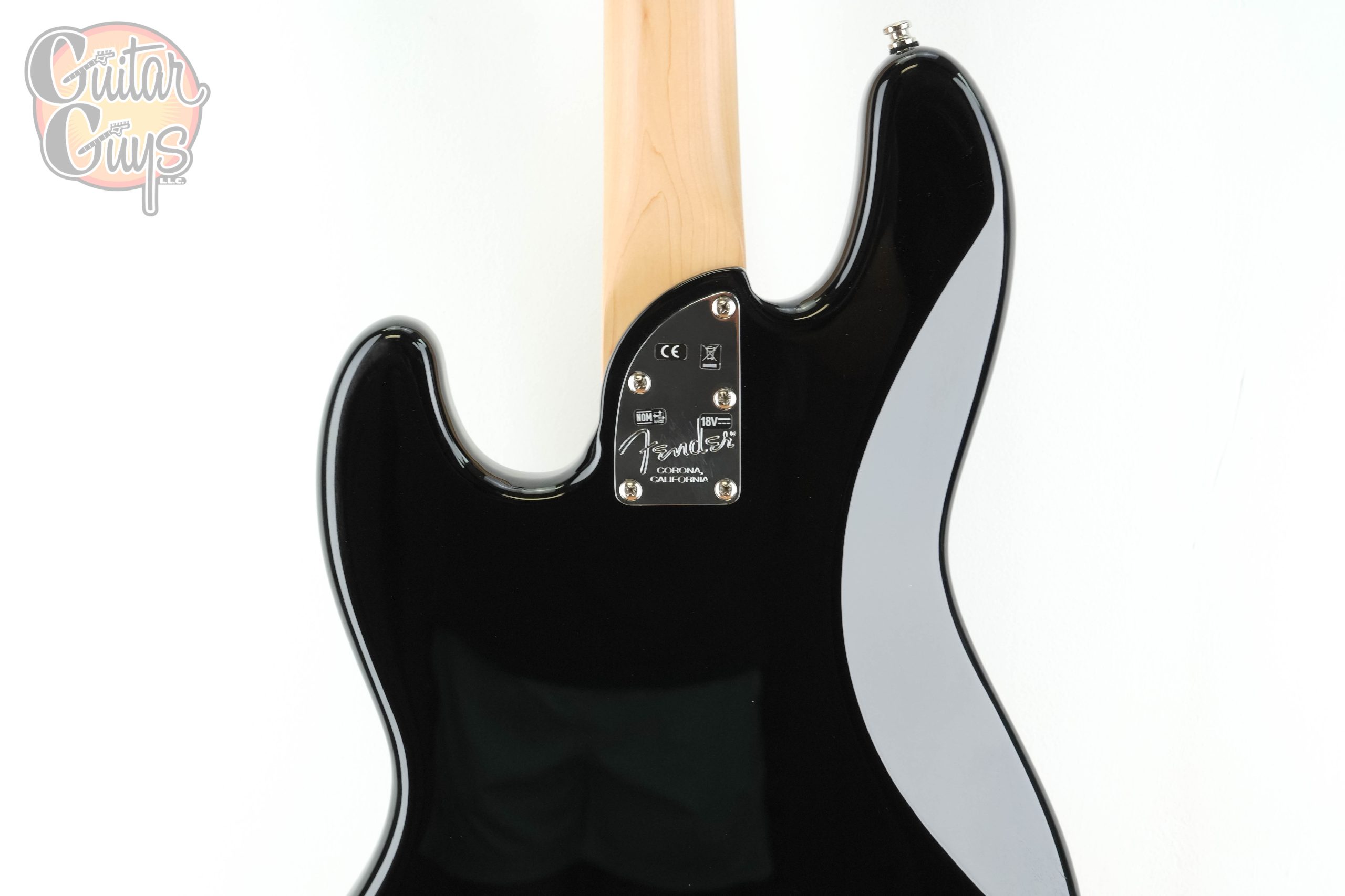 Pre-Owned Fender American Elite Jazz Bass Black 2016 - Image 6