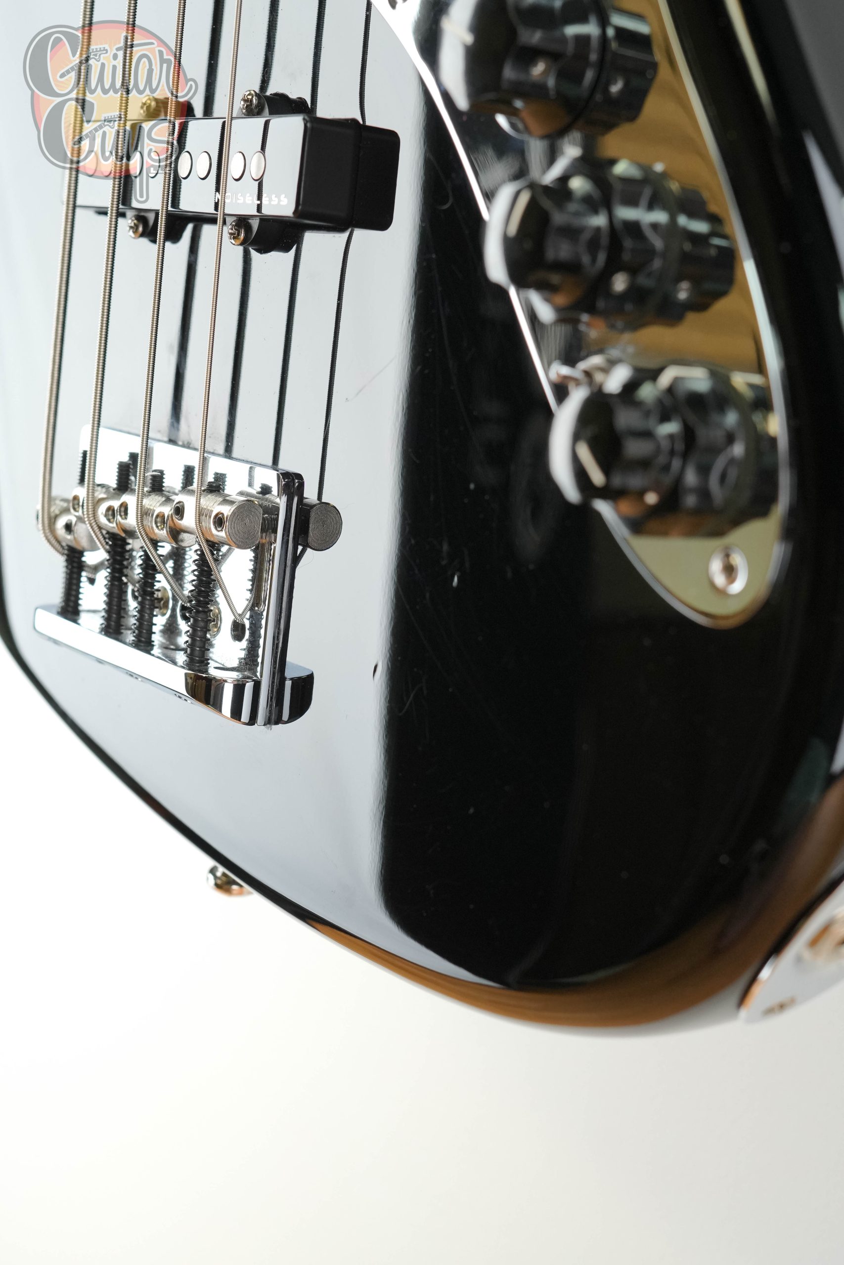 Pre-Owned Fender American Elite Jazz Bass Black 2016 - Image 11
