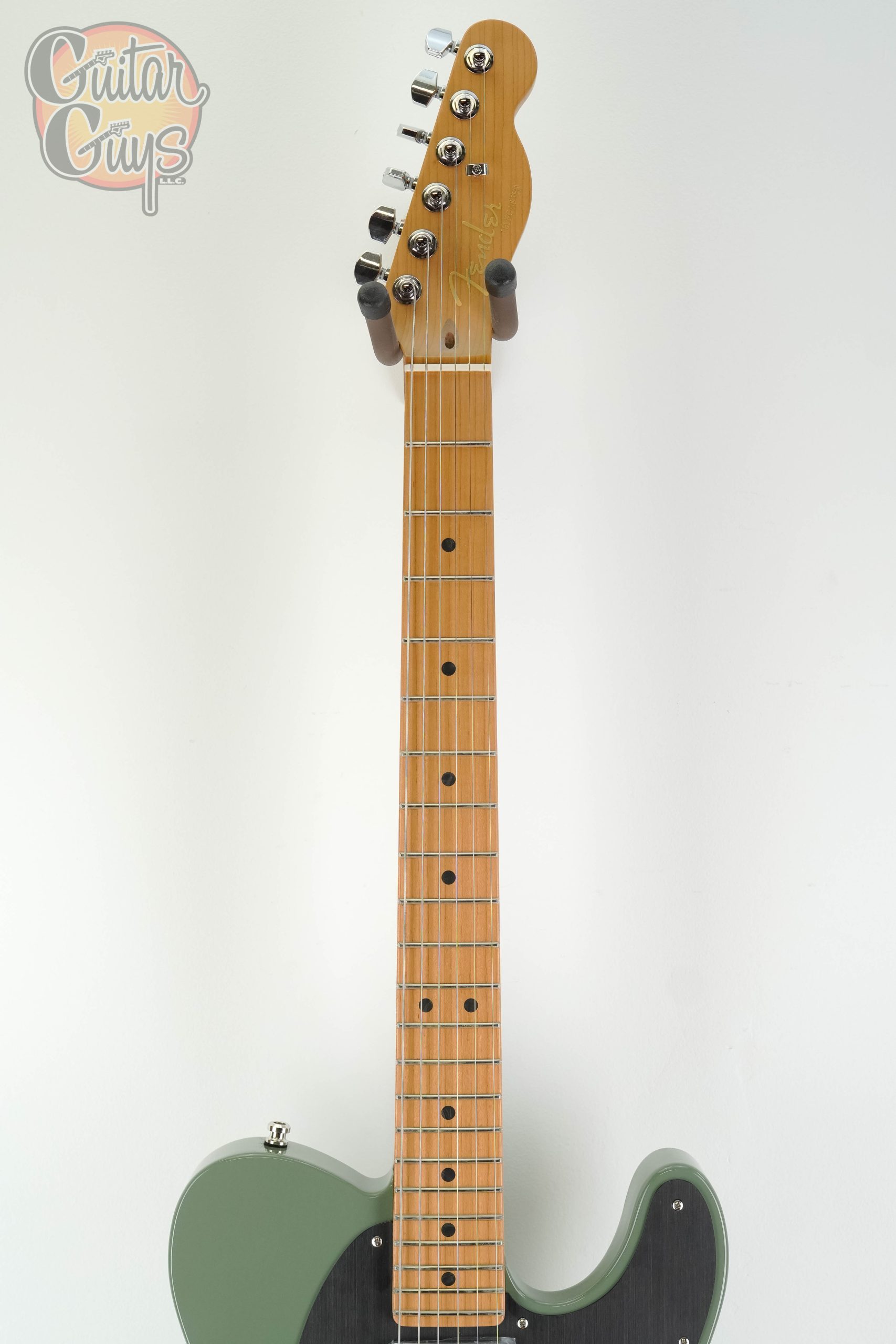 Fender Limited Edition American Ultra II Telecaster Antique Olive - Image 2