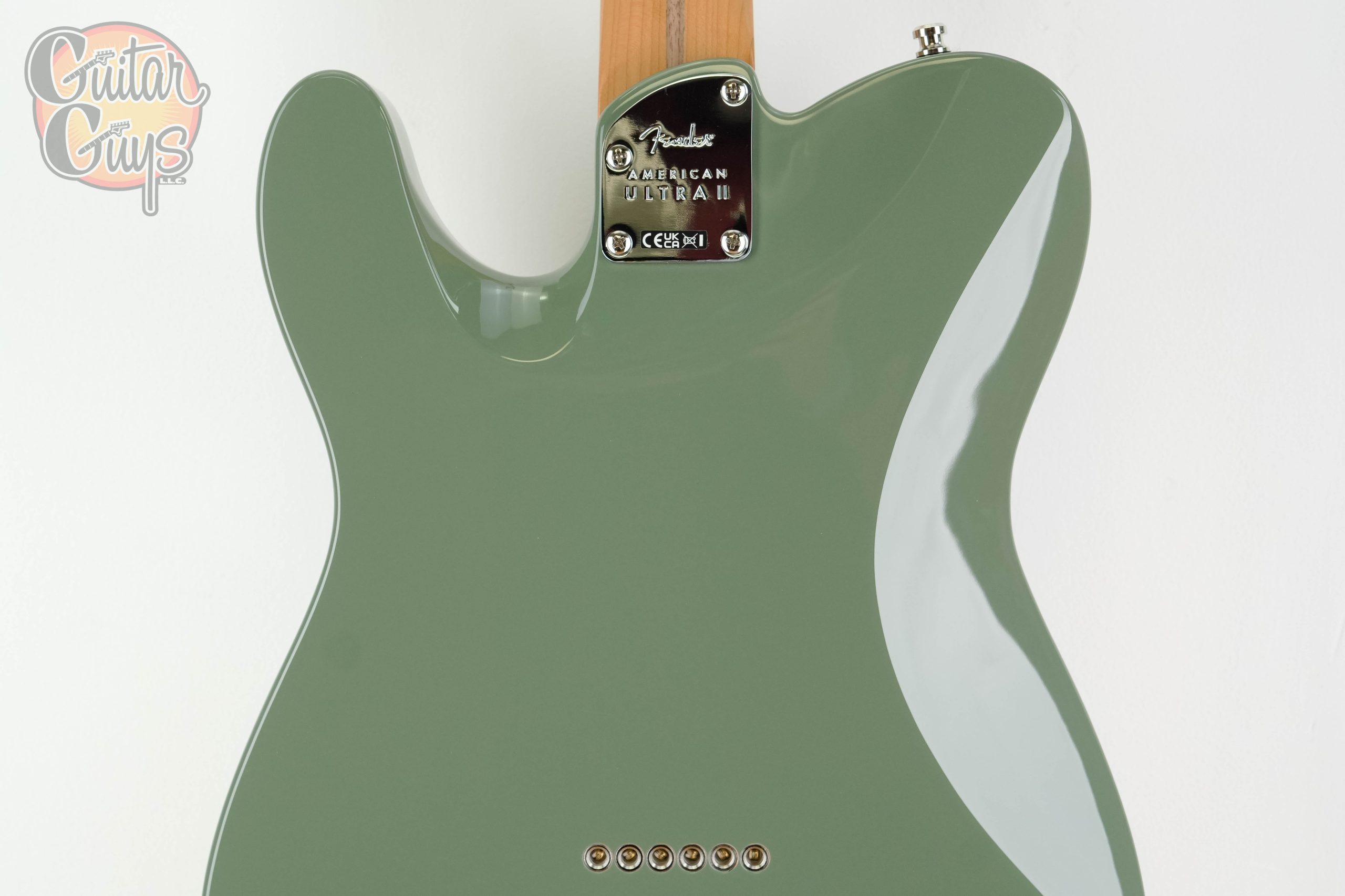 Fender Limited Edition American Ultra II Telecaster Antique Olive - Image 6