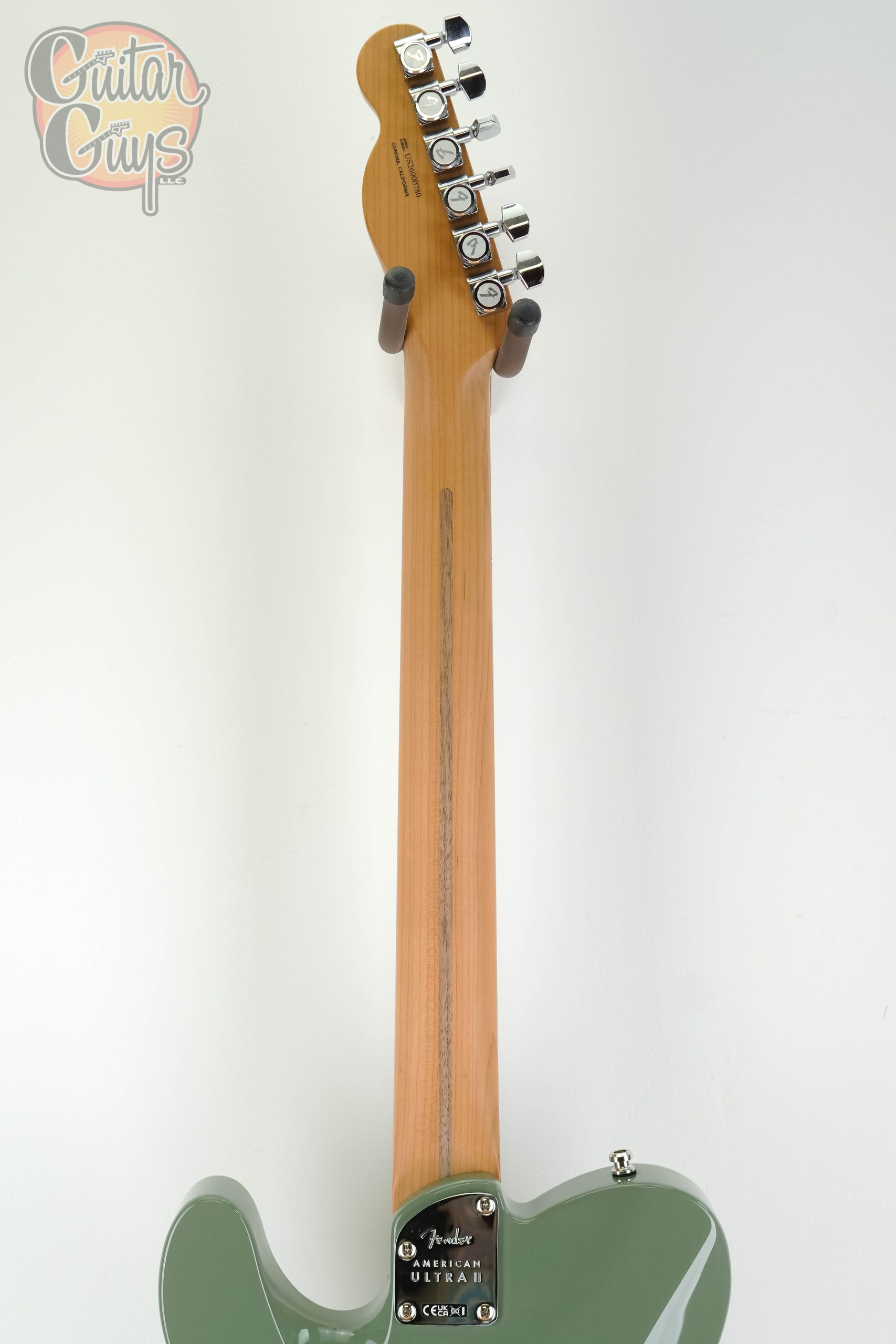 Fender Limited Edition American Ultra II Telecaster Antique Olive - Image 7