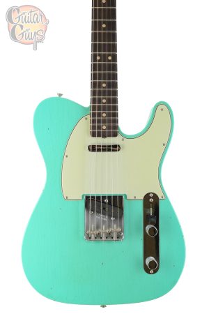 Fender Custom Shop 1963 Telecaster Matching Headstock Journeyman Relic Aged Seafoam Green