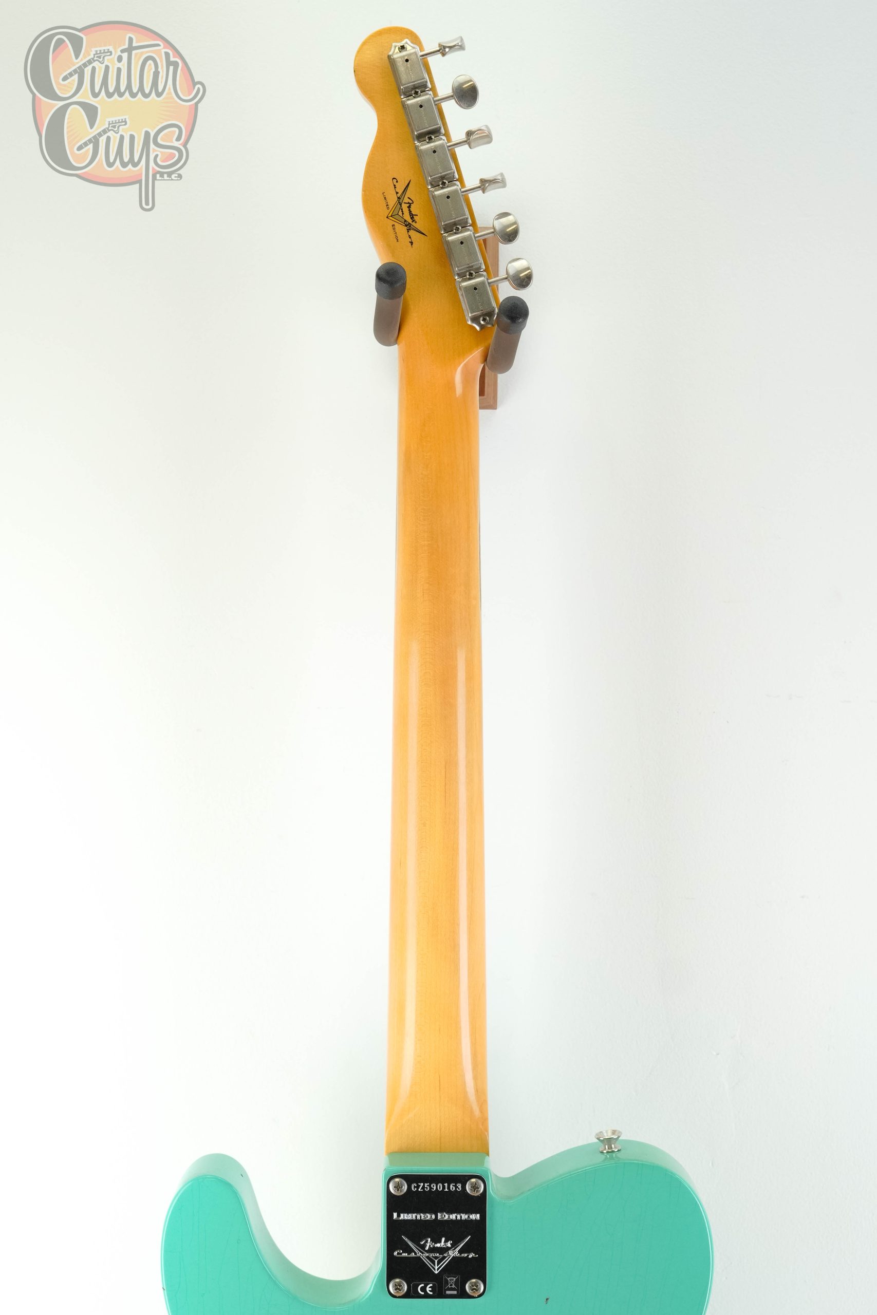 Fender Custom Shop 1963 Telecaster Matching Headstock Journeyman Relic Aged Seafoam Green - Image 5