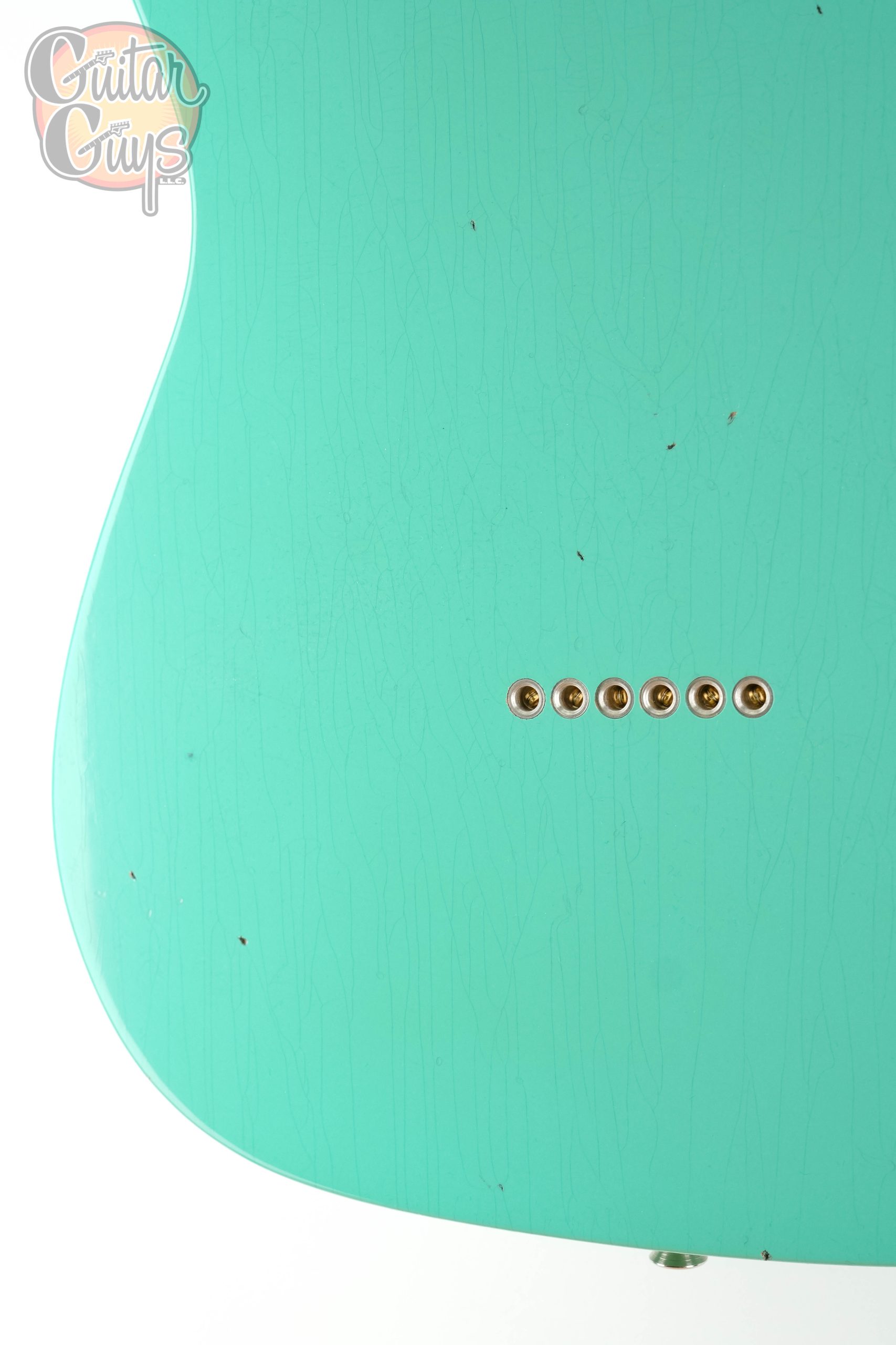 Fender Custom Shop 1963 Telecaster Matching Headstock Journeyman Relic Aged Seafoam Green - Image 8