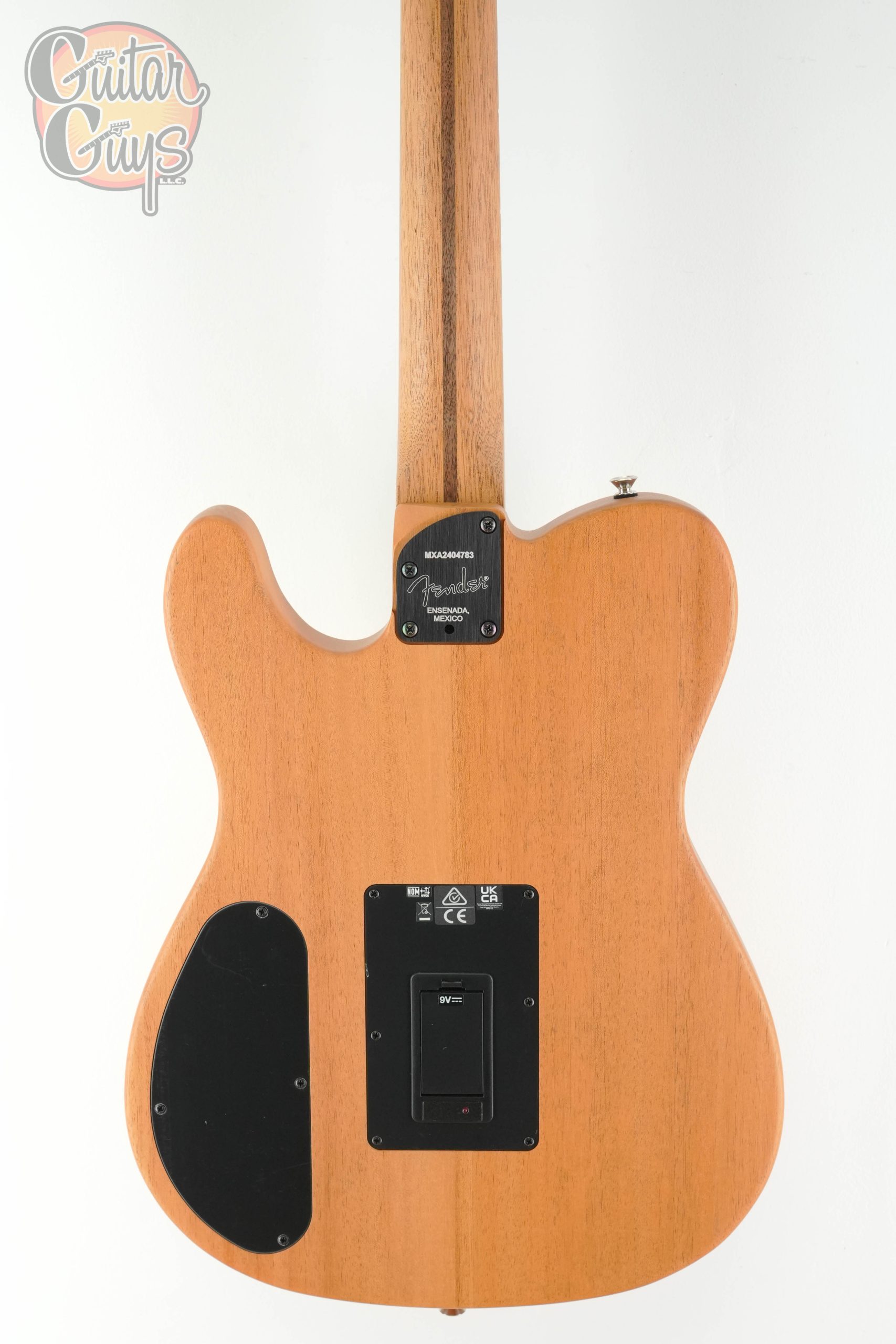 Pre-Owned Fender Finneas Artist Series Acoustasonic Telecaster Cappuccino Fade - Image 8