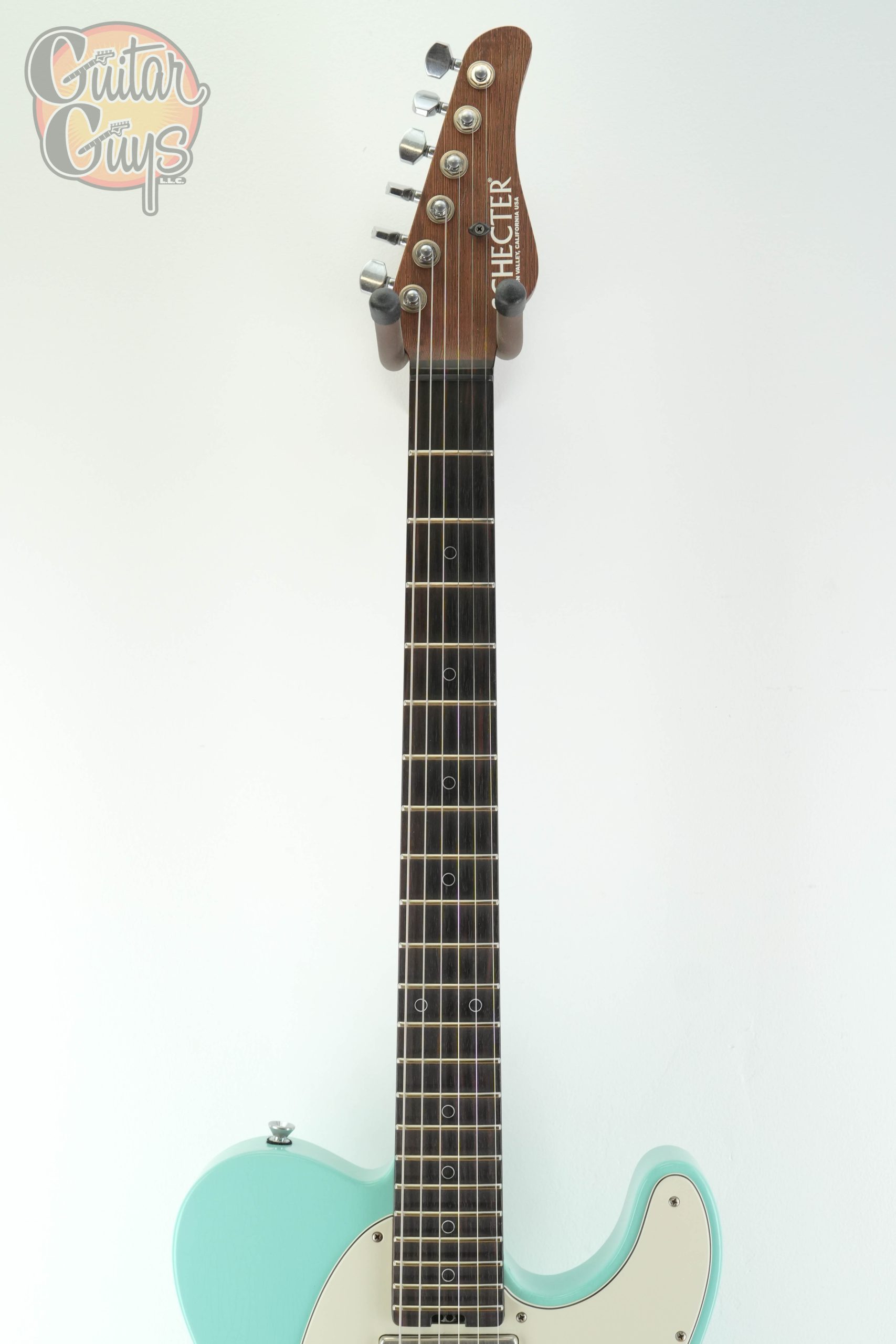Pre-Owned Schecter USA Custom Shop Nick Johnston PT S/H Atomic Green Aged Nitro - Image 2