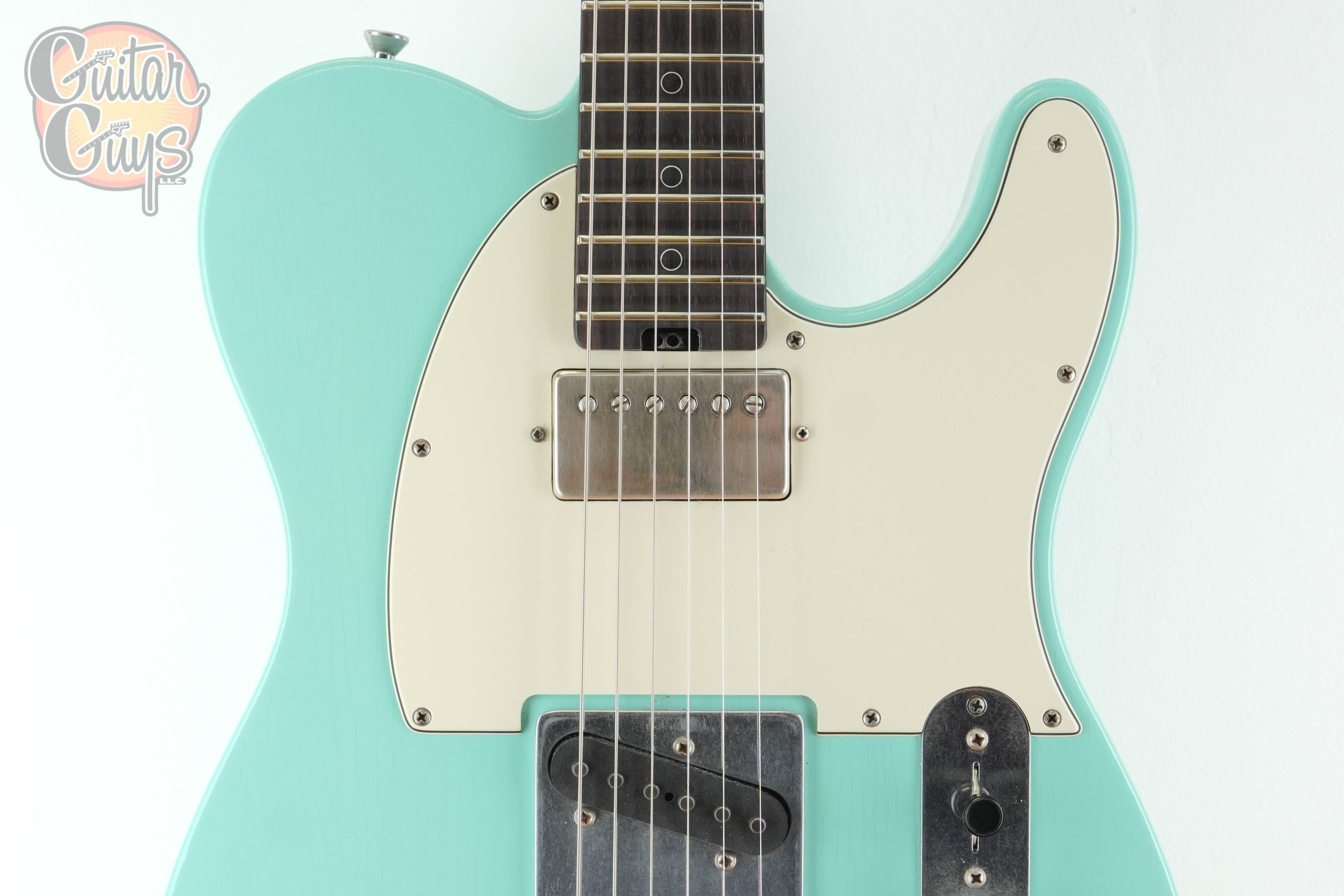 Pre-Owned Schecter USA Custom Shop Nick Johnston PT S/H Atomic Green Aged Nitro - Image 4