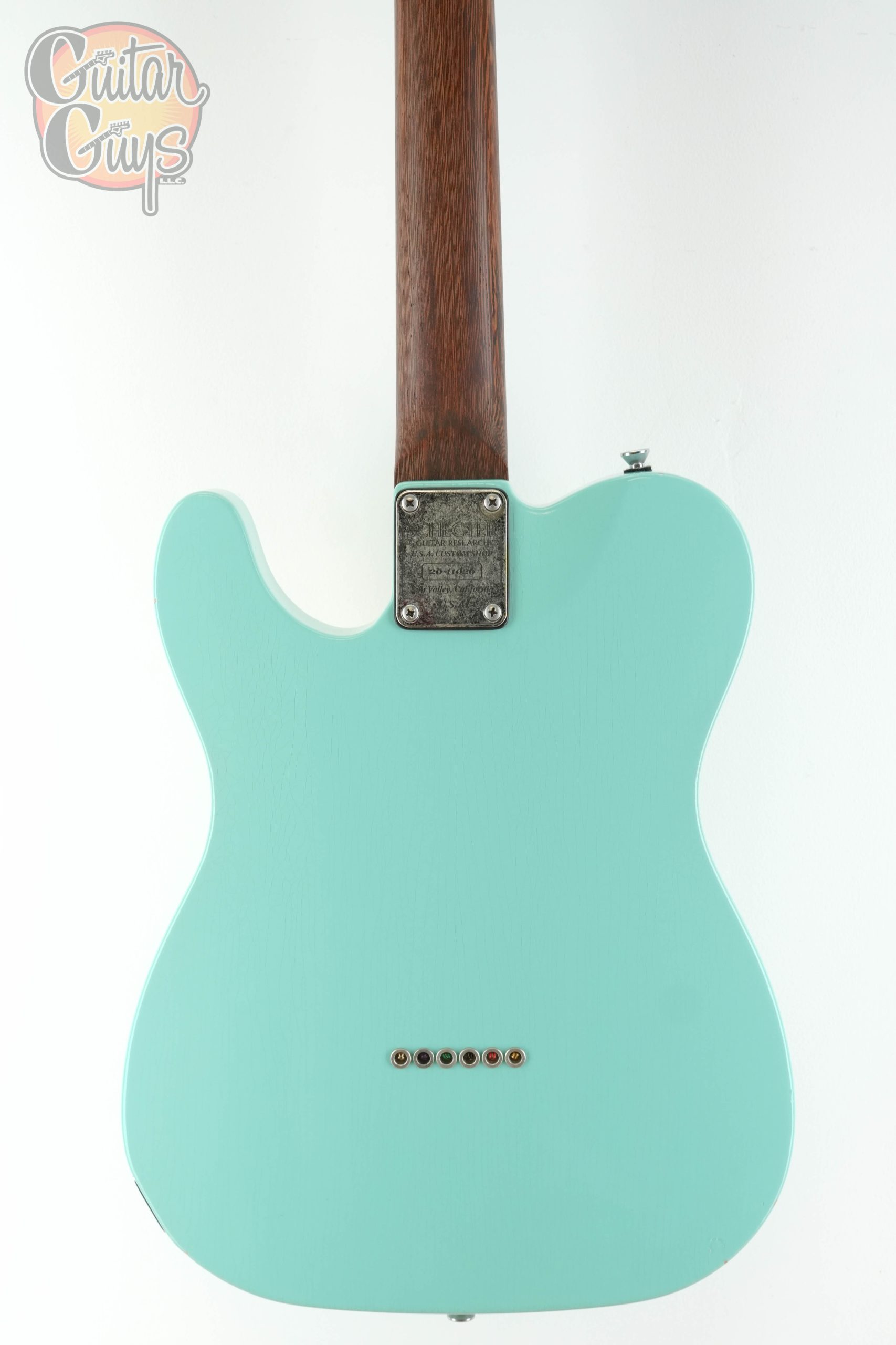 Pre-Owned Schecter USA Custom Shop Nick Johnston PT S/H Atomic Green Aged Nitro - Image 9