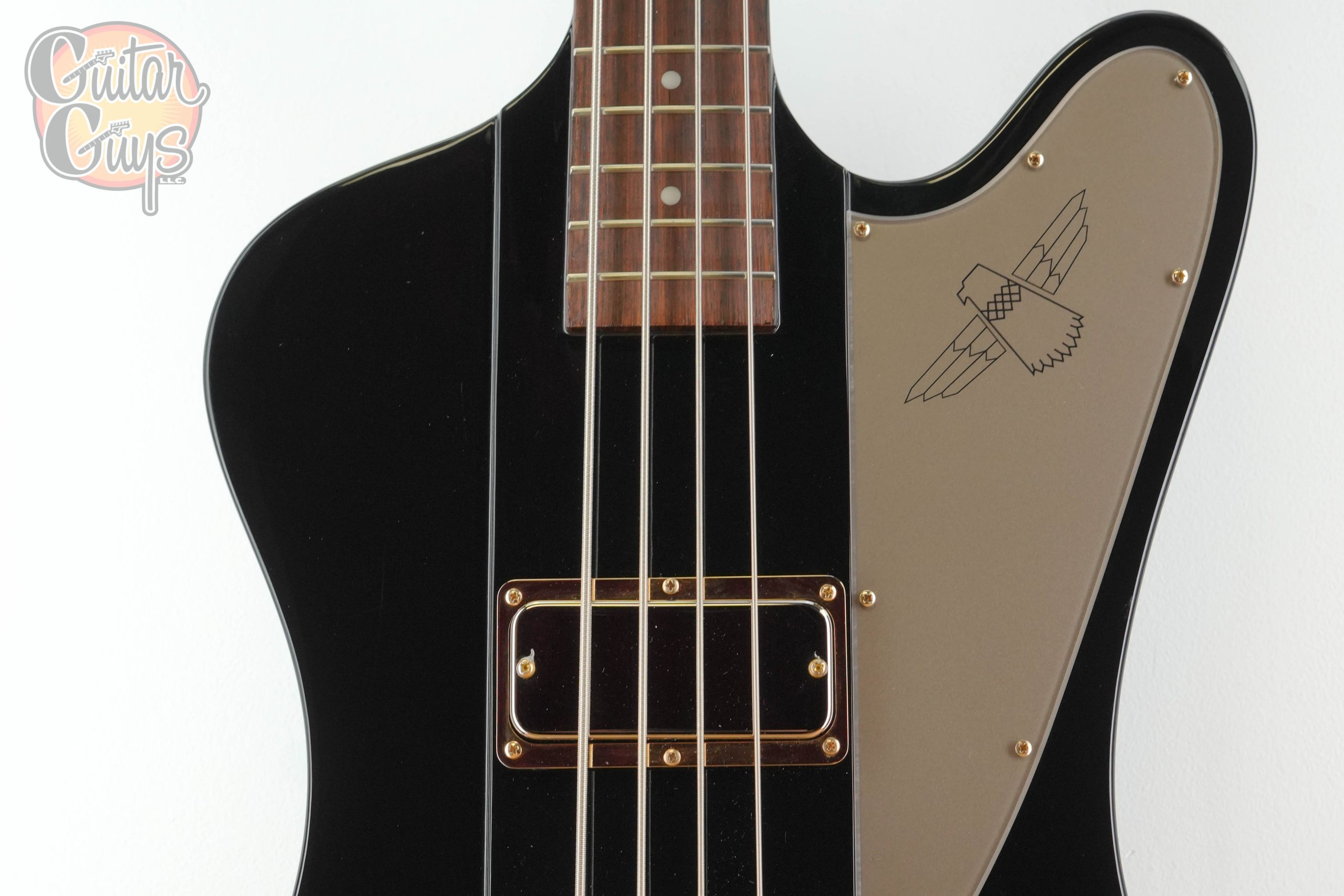 Pre-Owned Epiphone Rex Brown Signature Thunderbird Ebony - Image 4