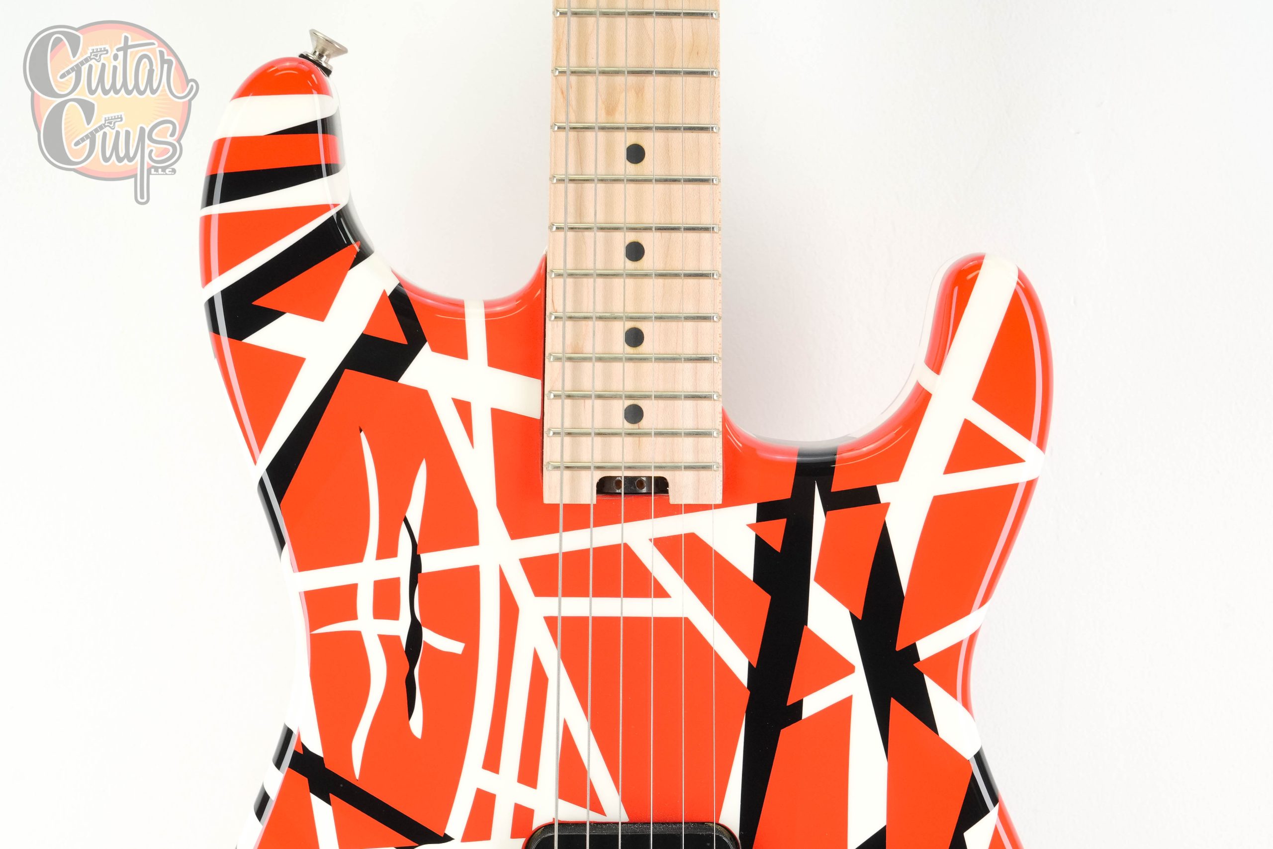 Pre-Owned EVH Striped Series Red/Black/White - Image 4