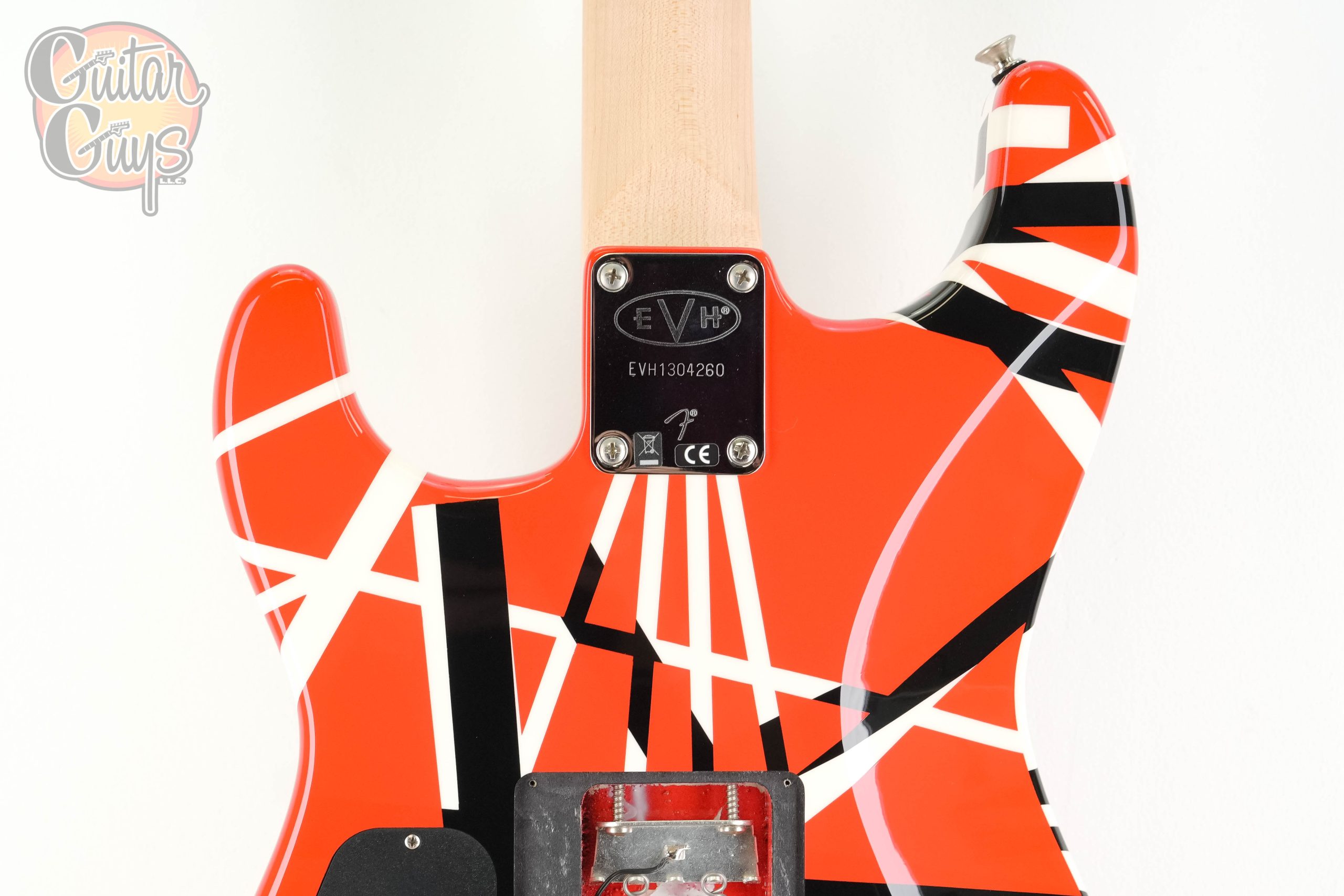 Pre-Owned EVH Striped Series Red/Black/White - Image 6