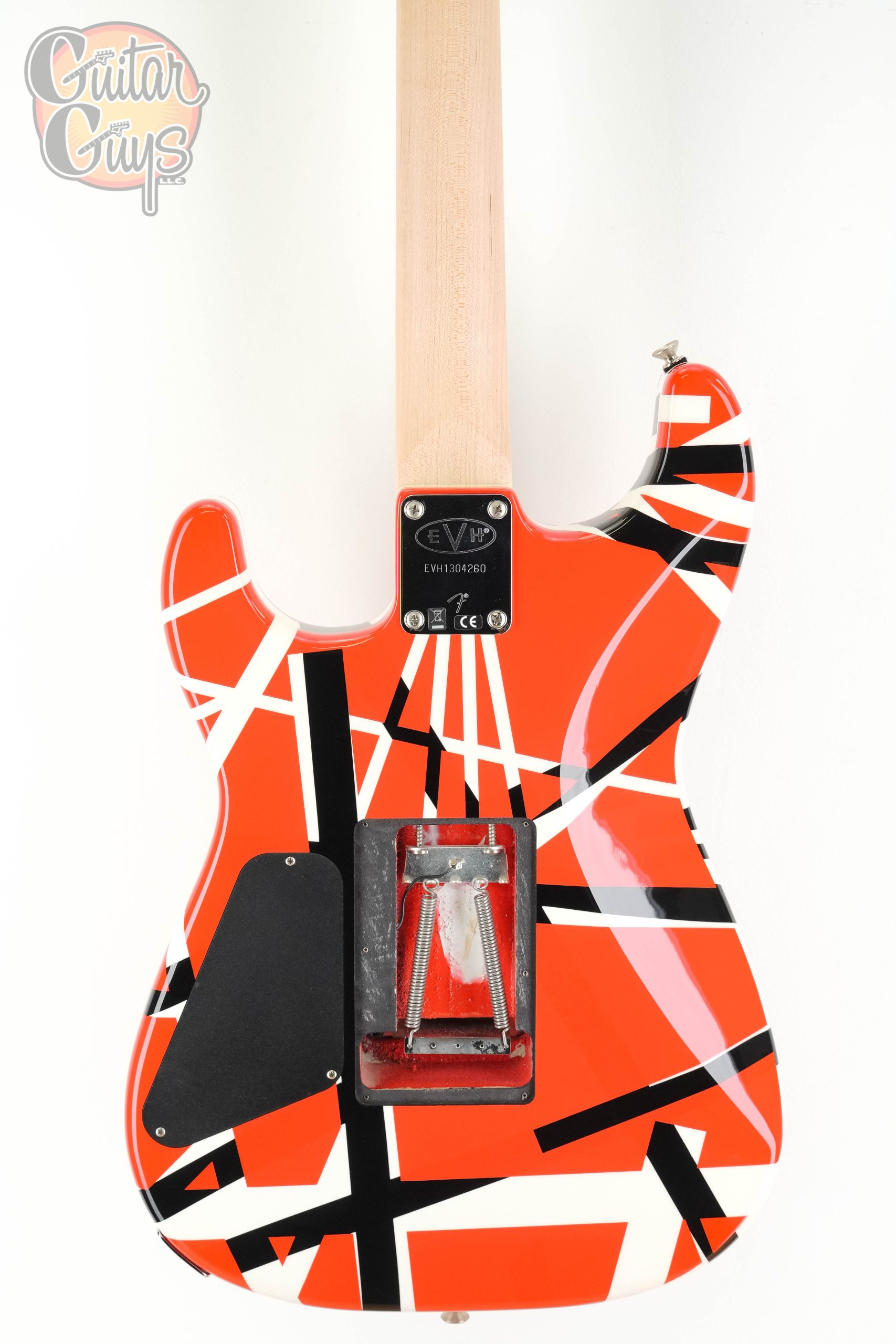 Pre-Owned EVH Striped Series Red/Black/White - Image 8