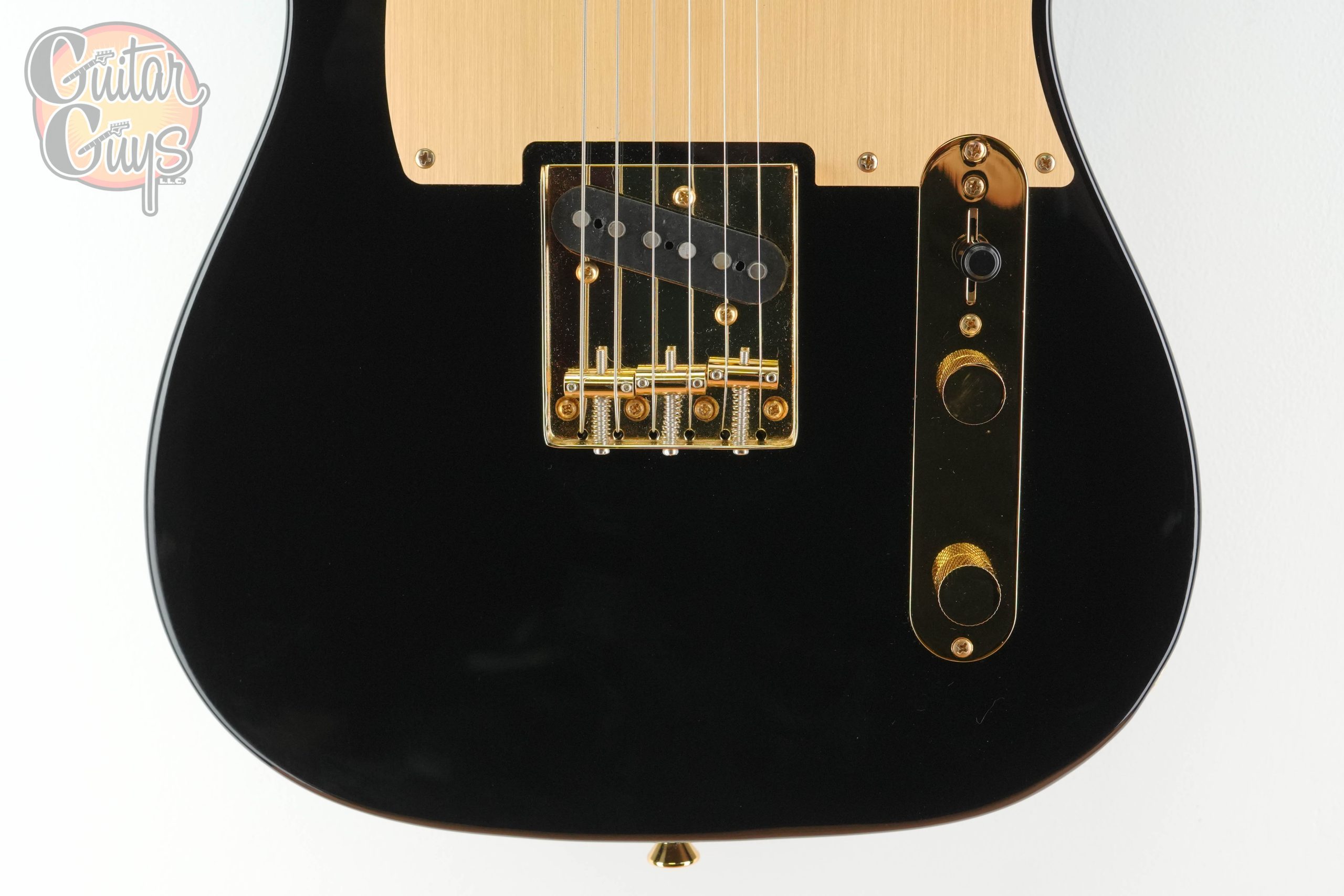 Pre-Owned Squier 40th Anniversary Gold Edition Telecaster Black - Image 3
