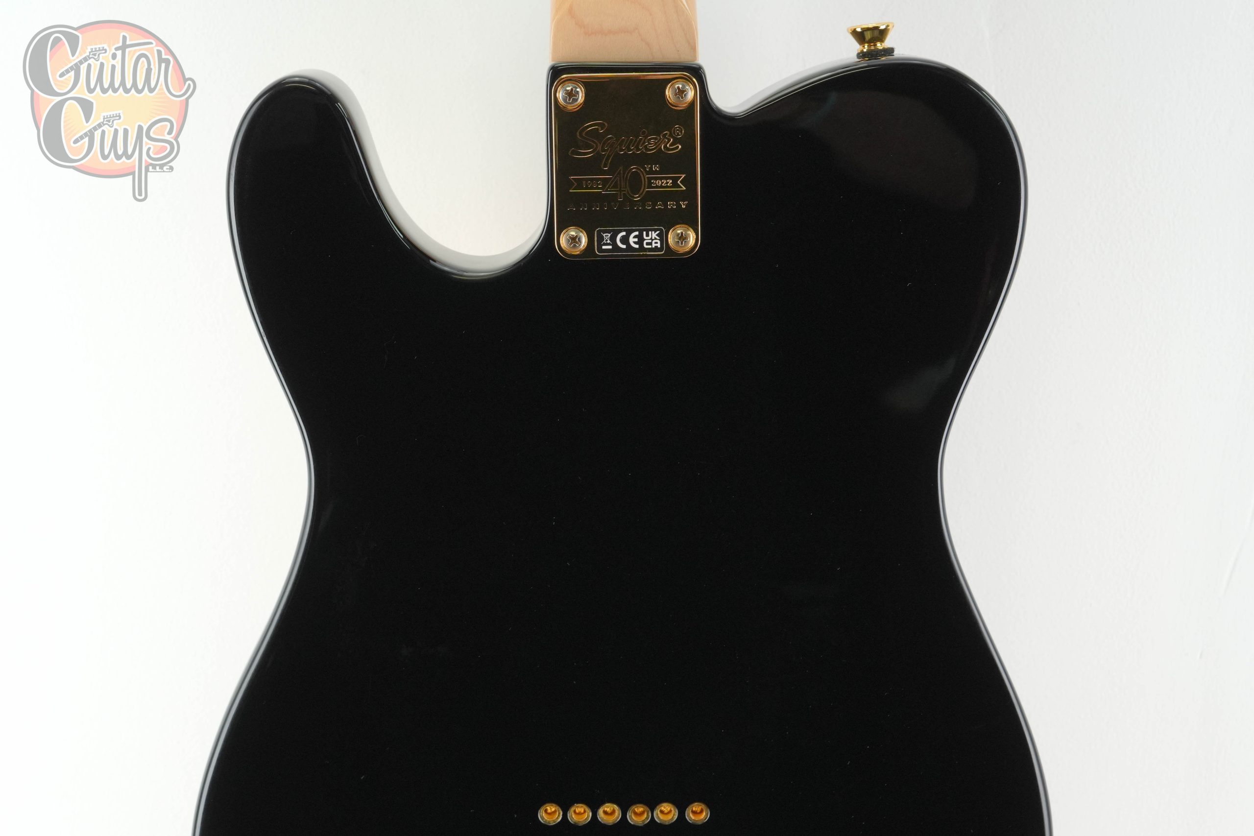 Pre-Owned Squier 40th Anniversary Gold Edition Telecaster Black - Image 6