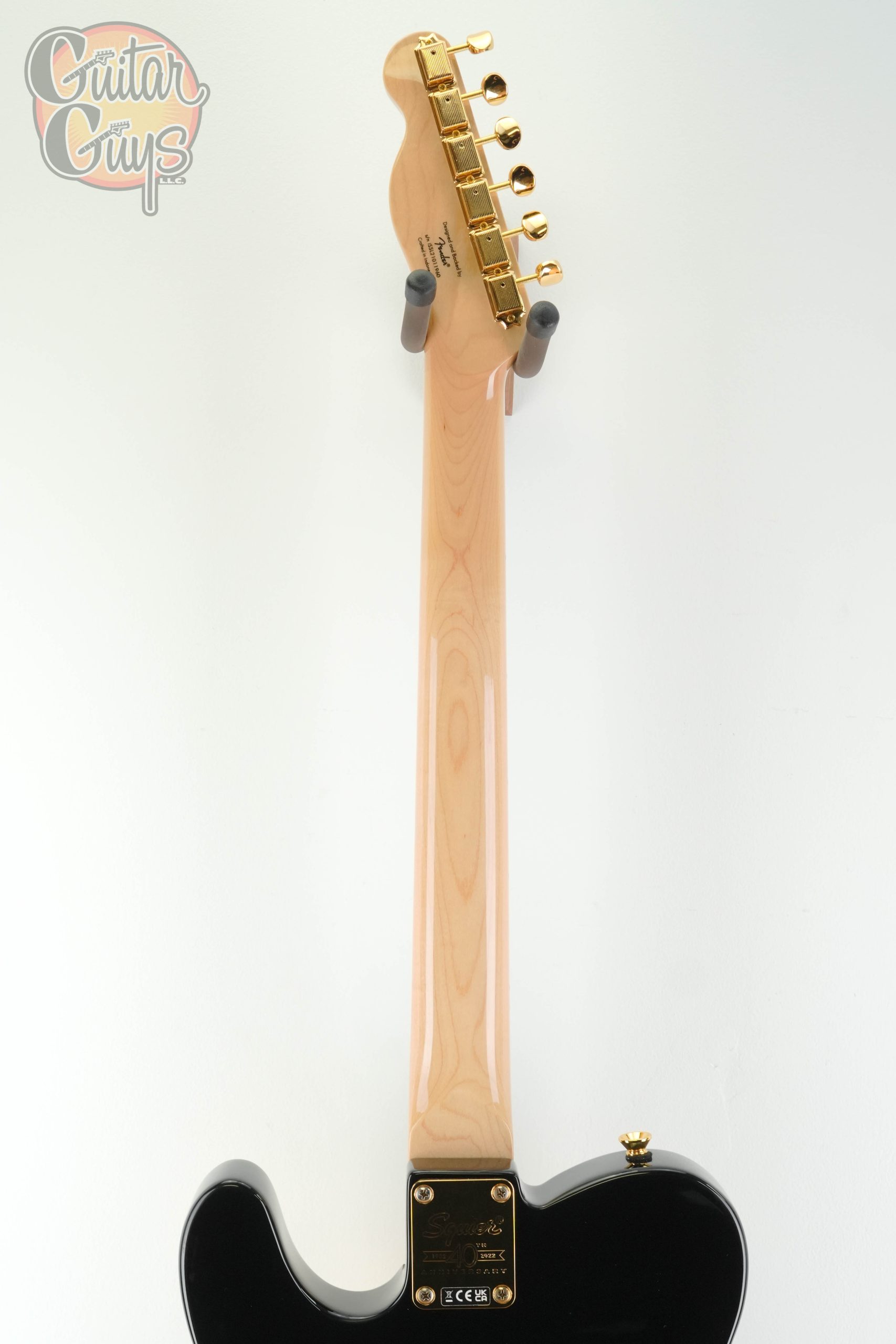 Pre-Owned Squier 40th Anniversary Gold Edition Telecaster Black - Image 7