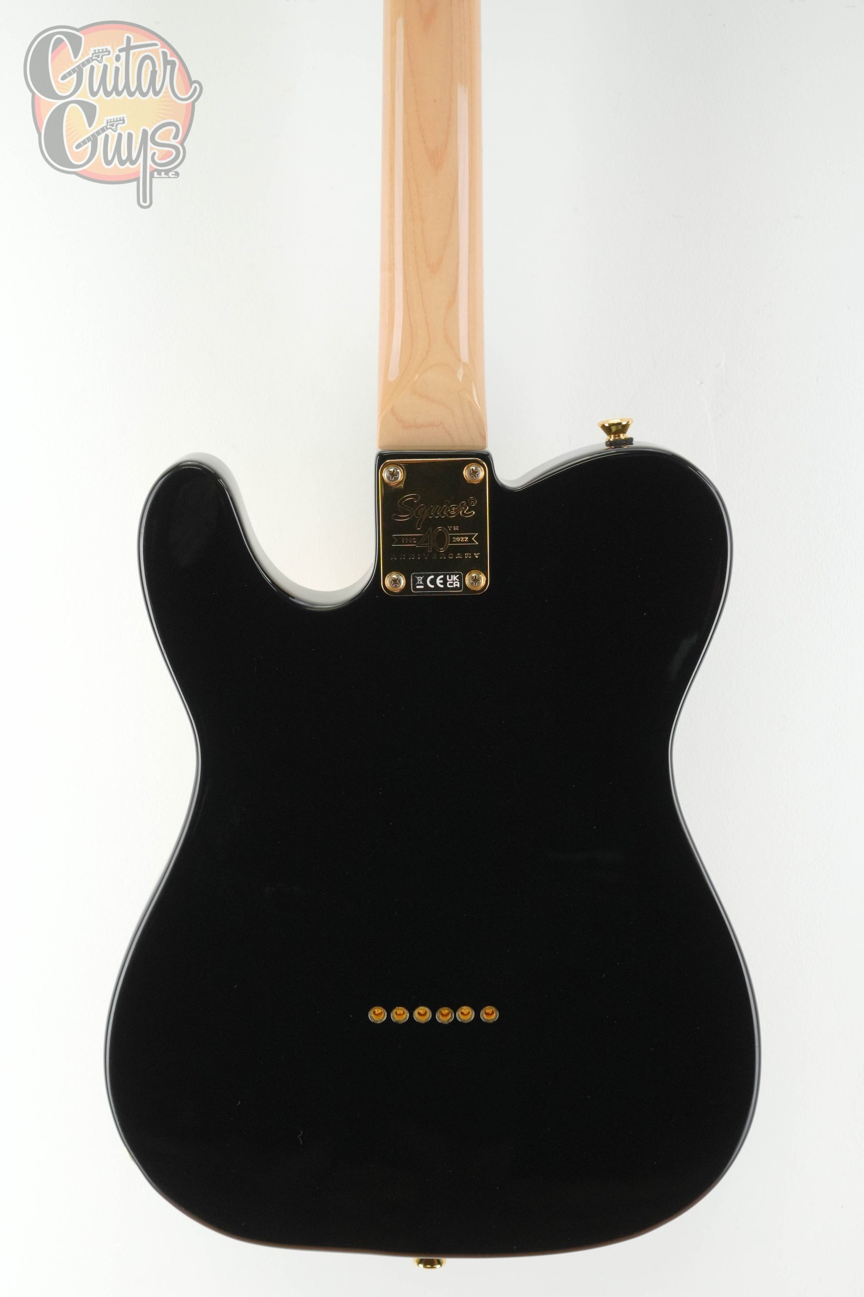 Pre-Owned Squier 40th Anniversary Gold Edition Telecaster Black - Image 8