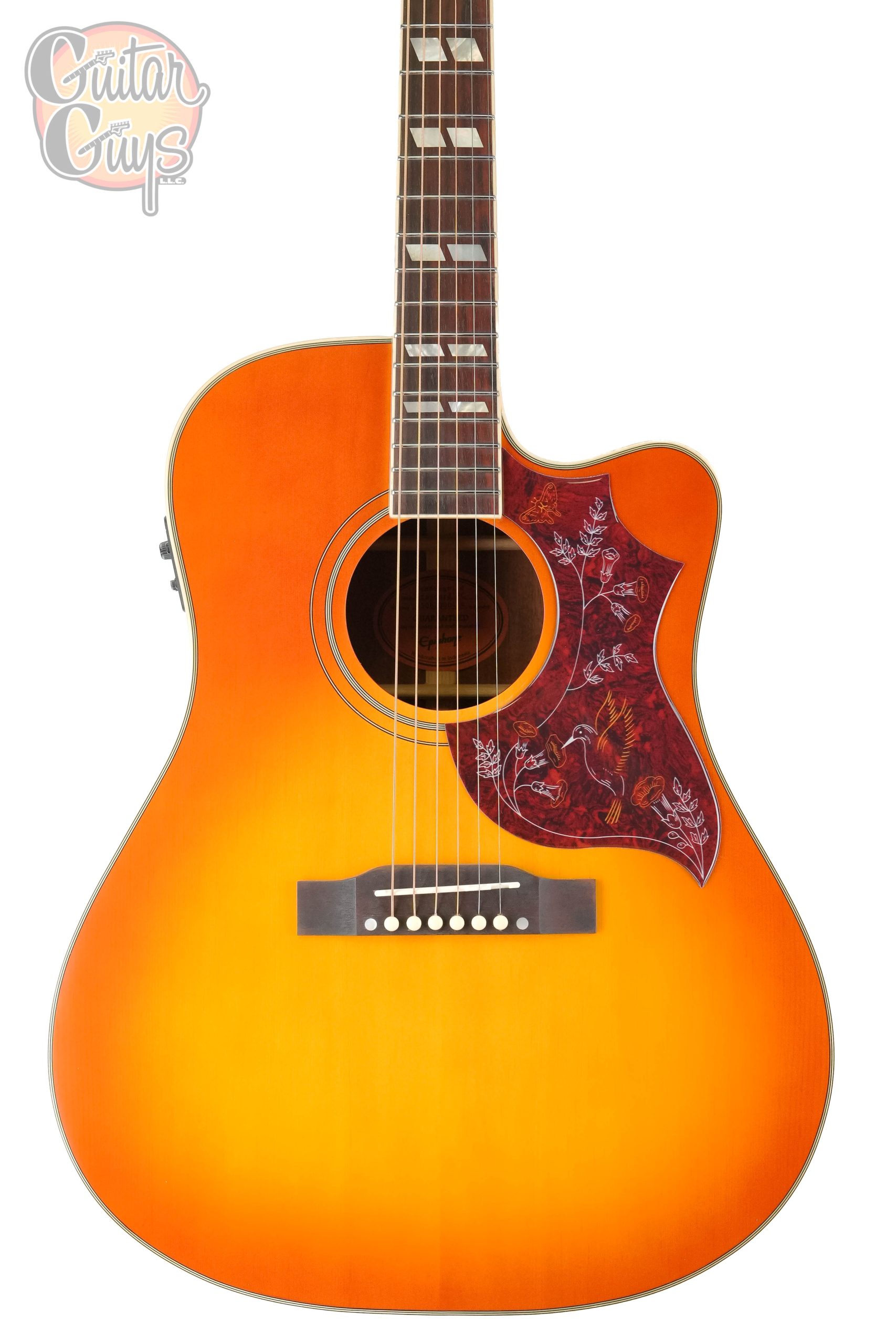Epiphone Hummingbird Standard EC Cherry Sunburst - Guitar Guys