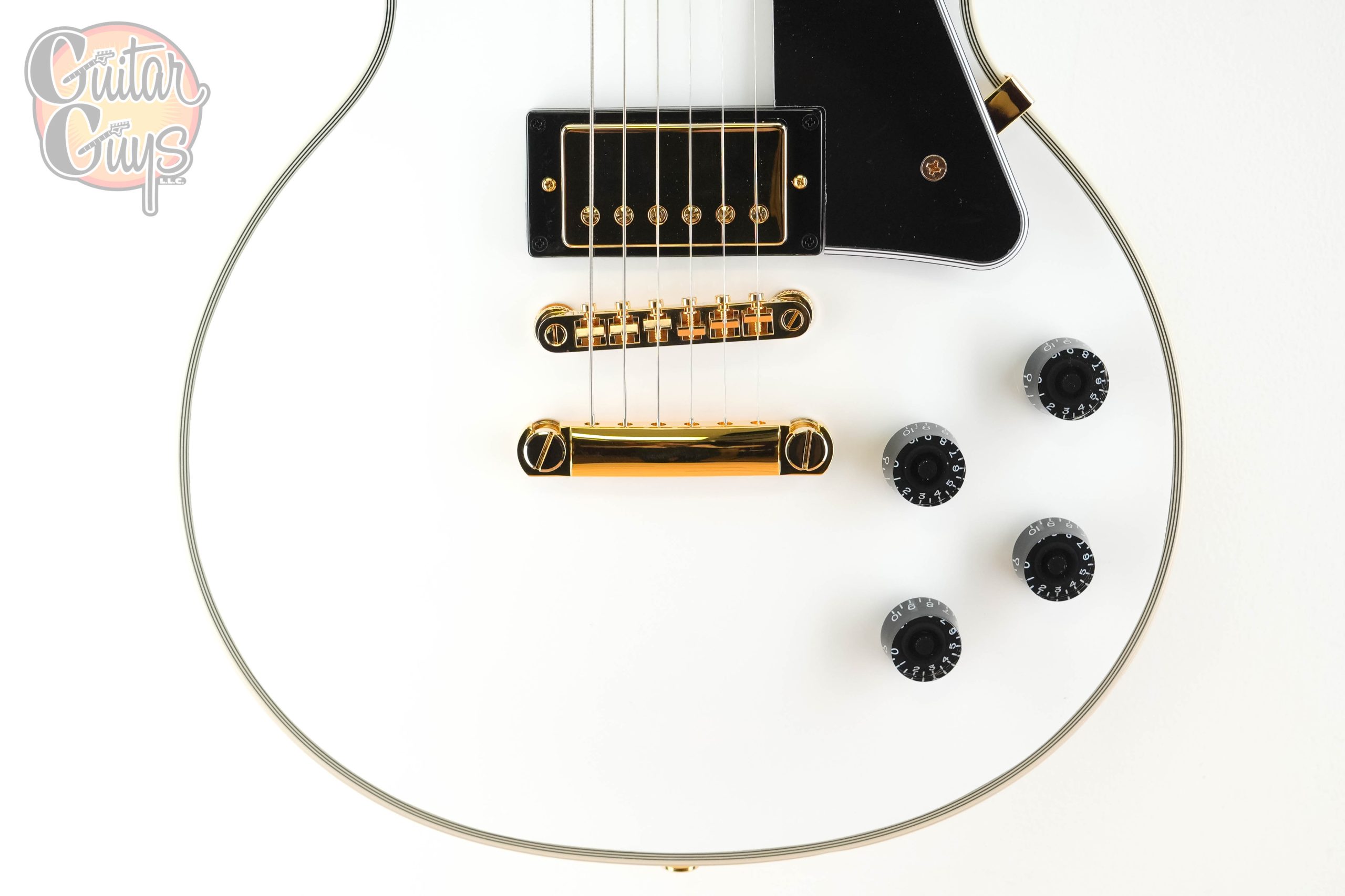 Epiphone Les Paul Custom Alpine White - Image 3
