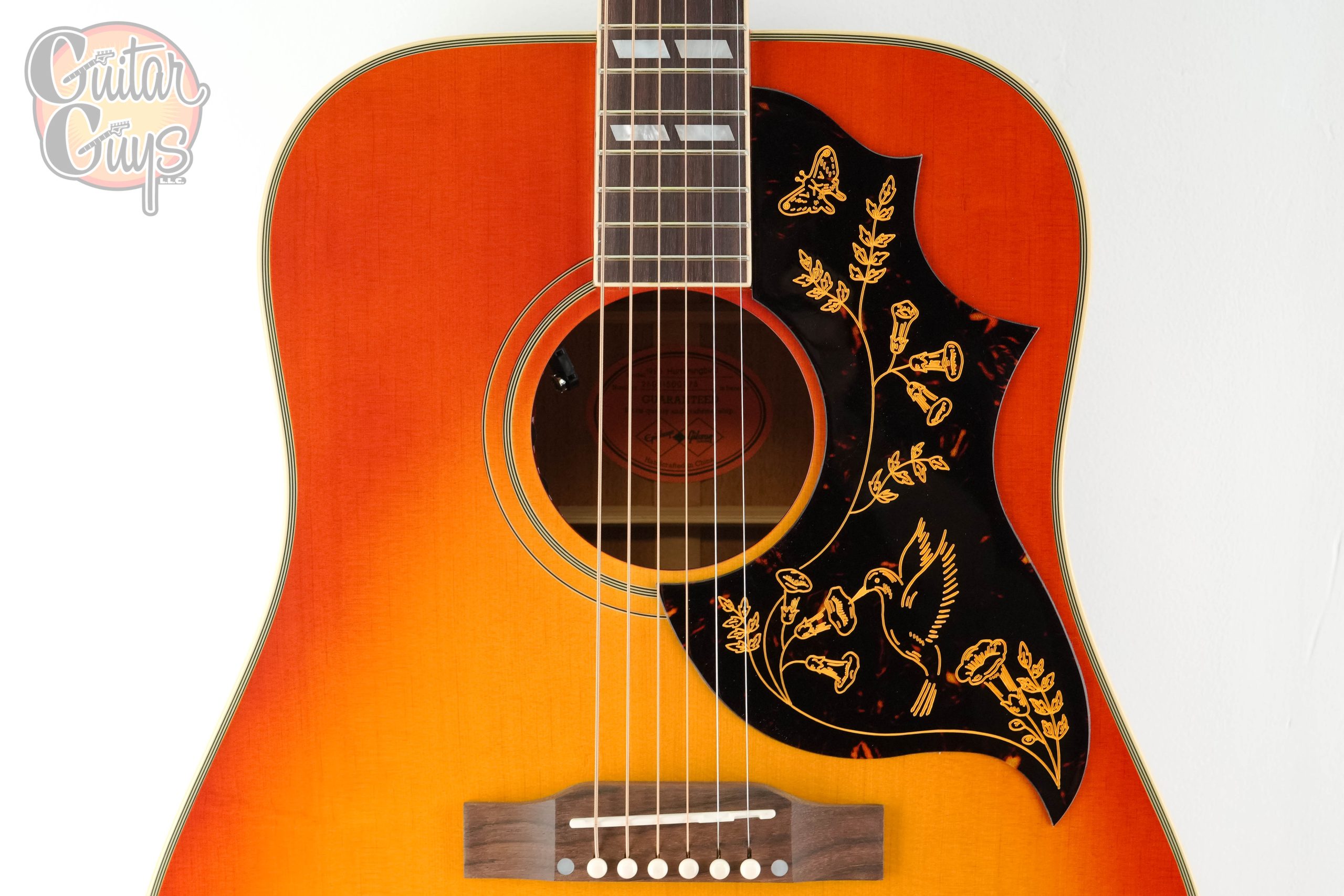 Epiphone 1960 Hummingbird Reissue Heritage Cherry Sunburst - Image 4