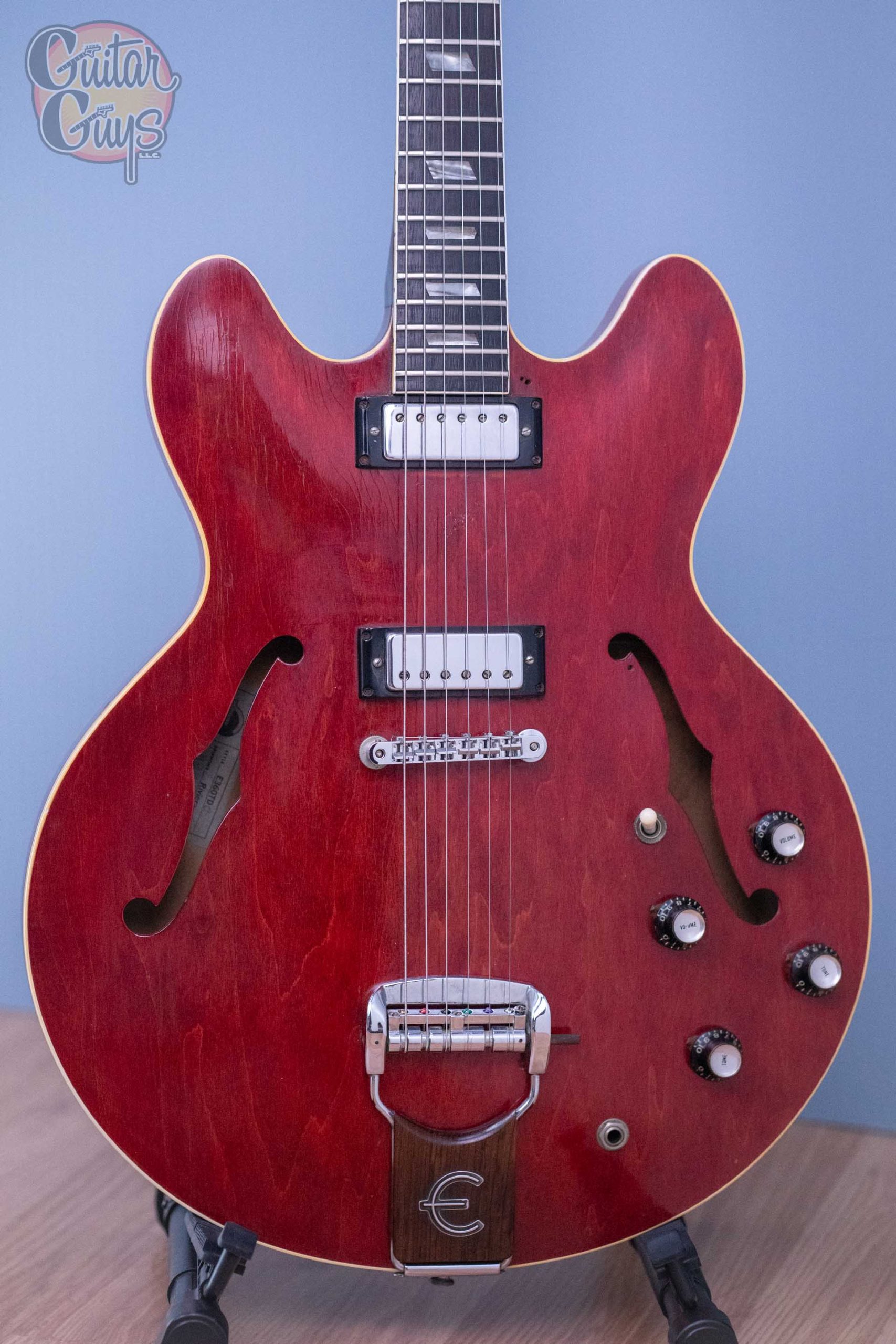 極美品】Epiphone Riviera II Cherry 極美品】Epiphone Riviera II