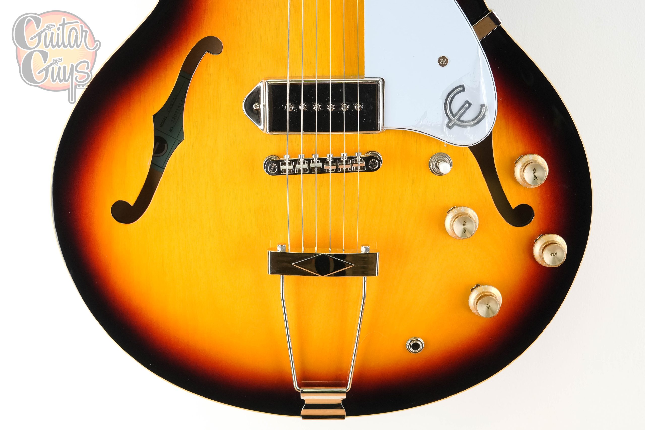Pre-Owned Epiphone Casino Vintage Sunburst - Image 3
