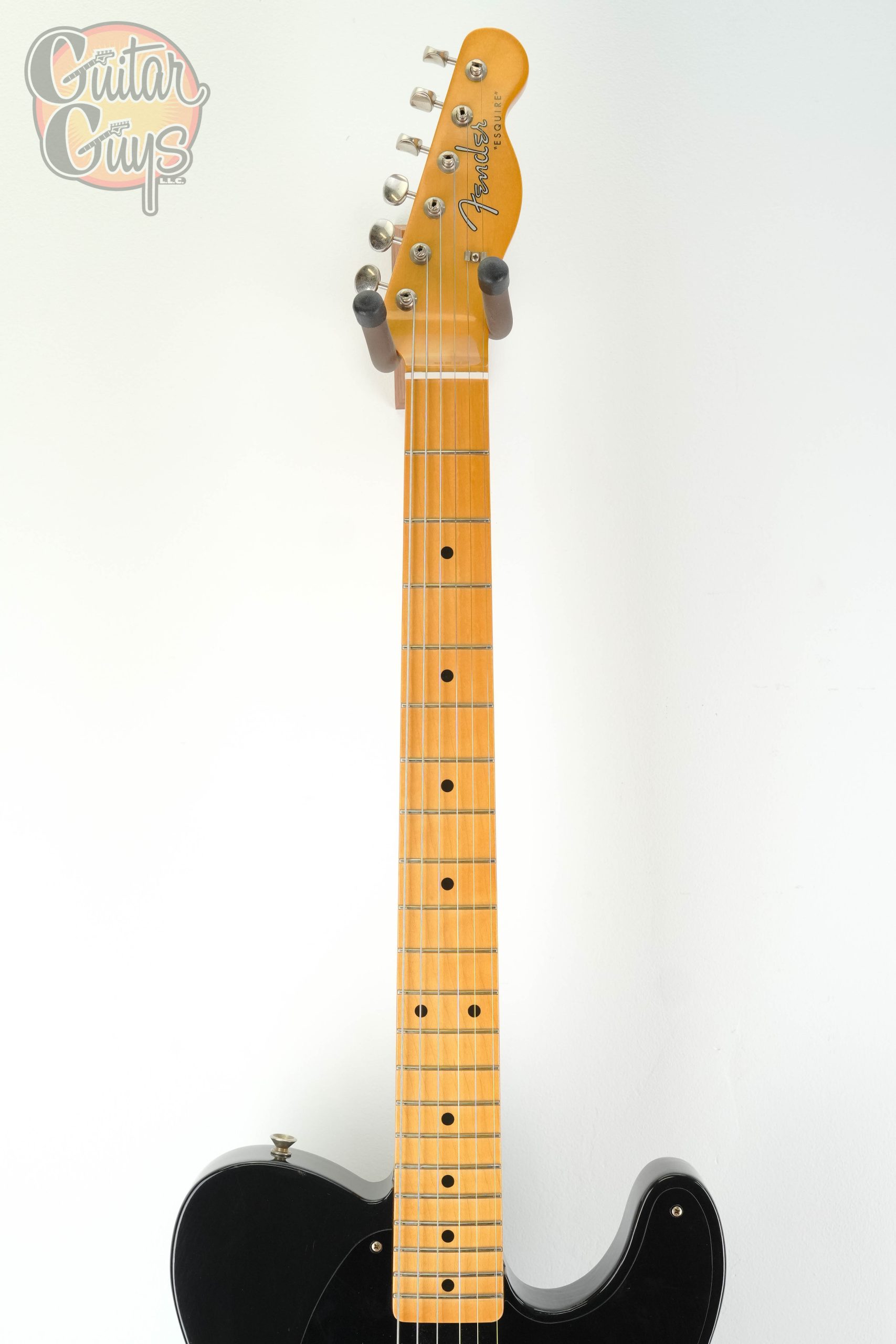 Fender Limited Edition Vintera Road Worn 60s Double Esquire Black - Image 2